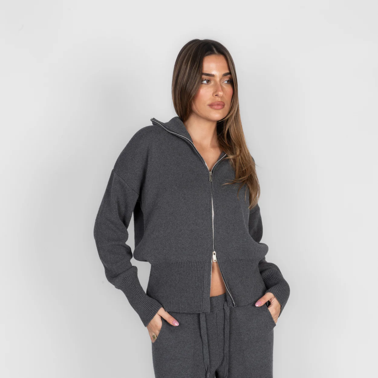 Everyday Lounge Zip Cardigan - Image 17