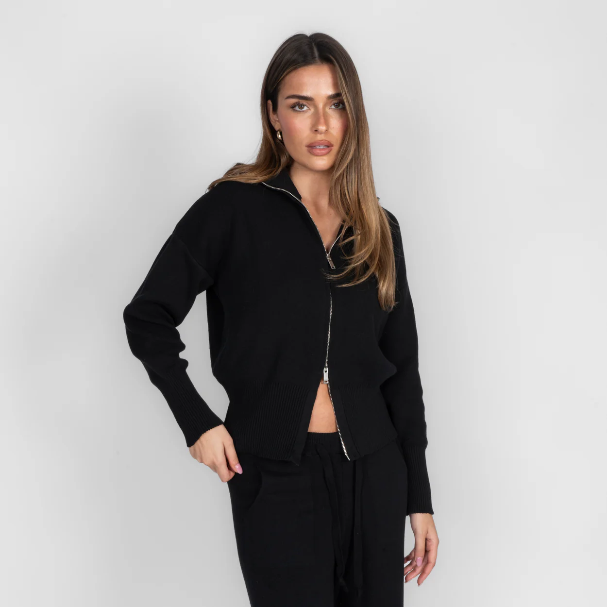 Everyday Lounge Zip Cardigan - Image 24