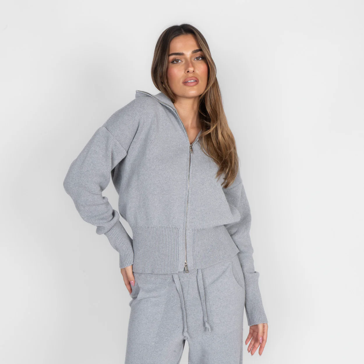 Everyday Lounge Zip Cardigan - Image 6