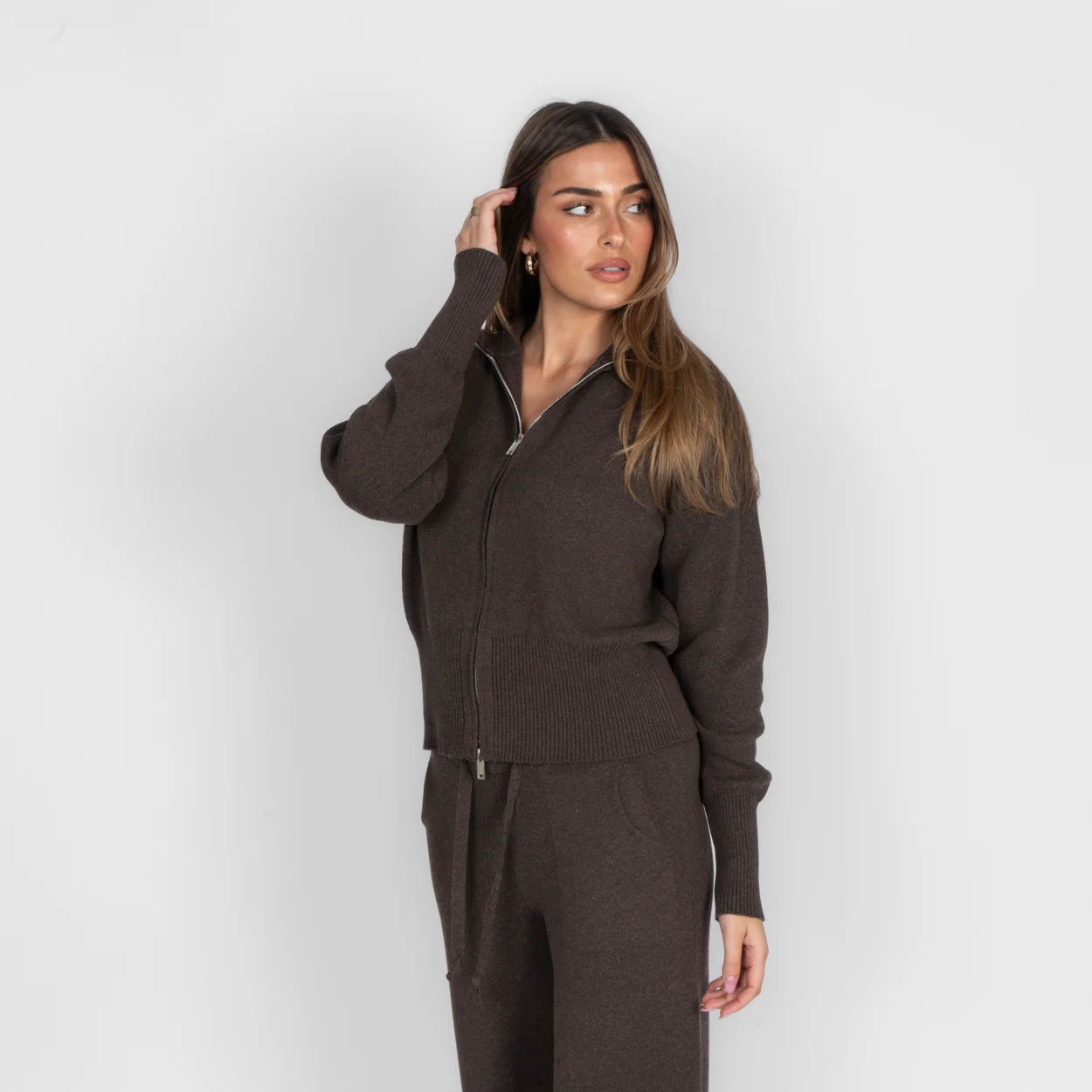 Everyday Lounge Zip Cardigan - Image 9