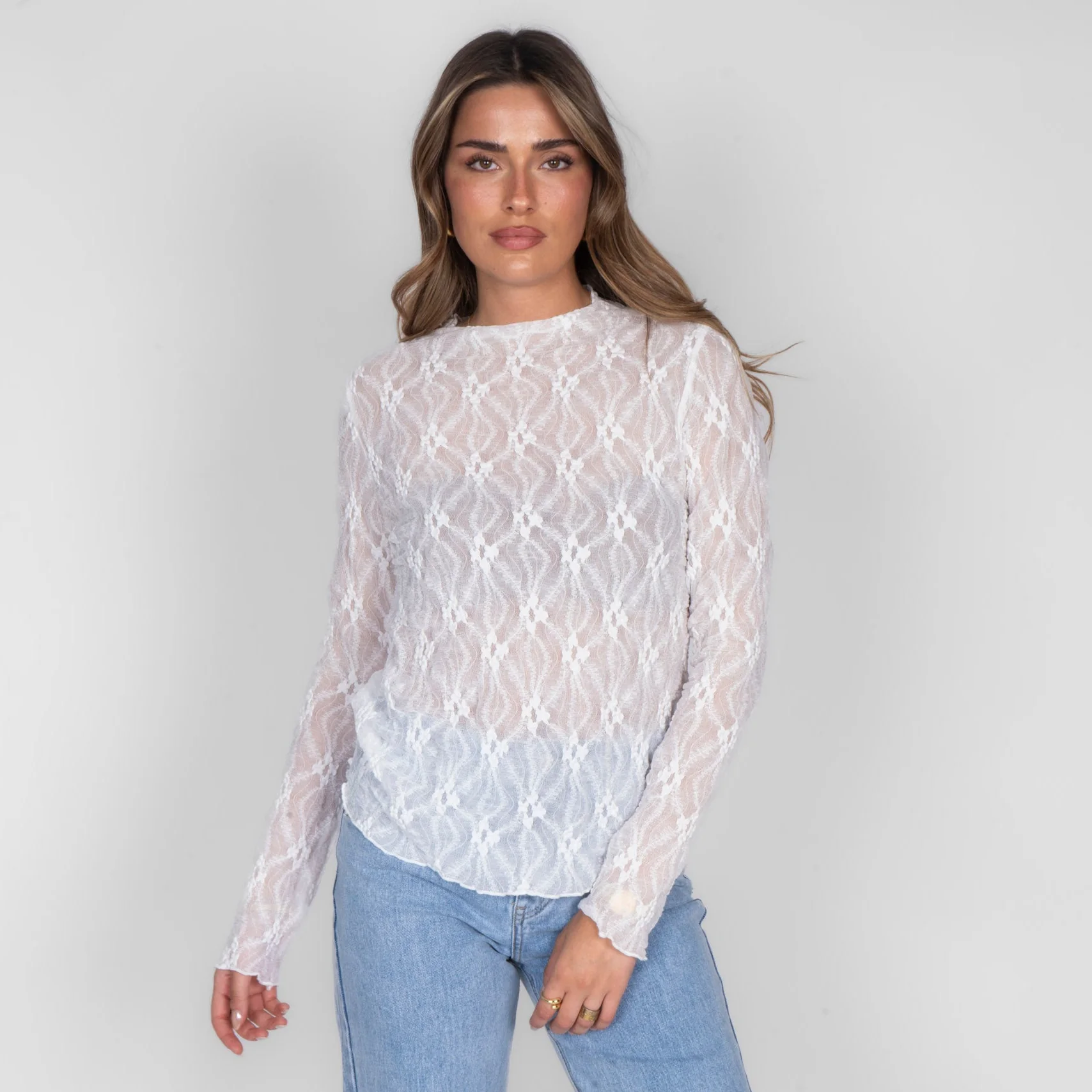 Floral Lace Longsleeve