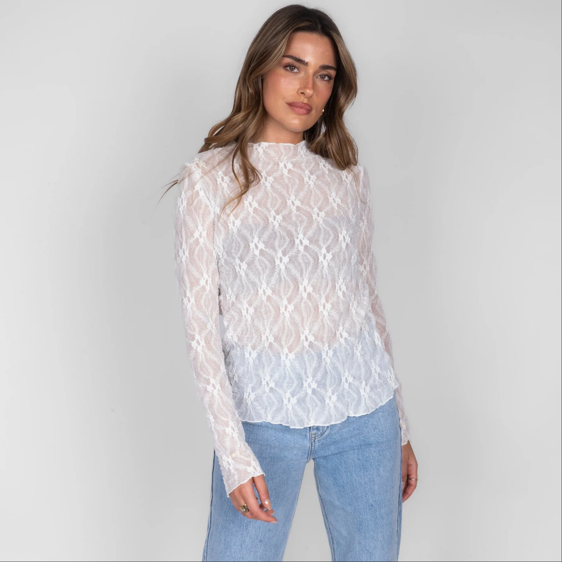 Floral Lace Longsleeve - Image 2