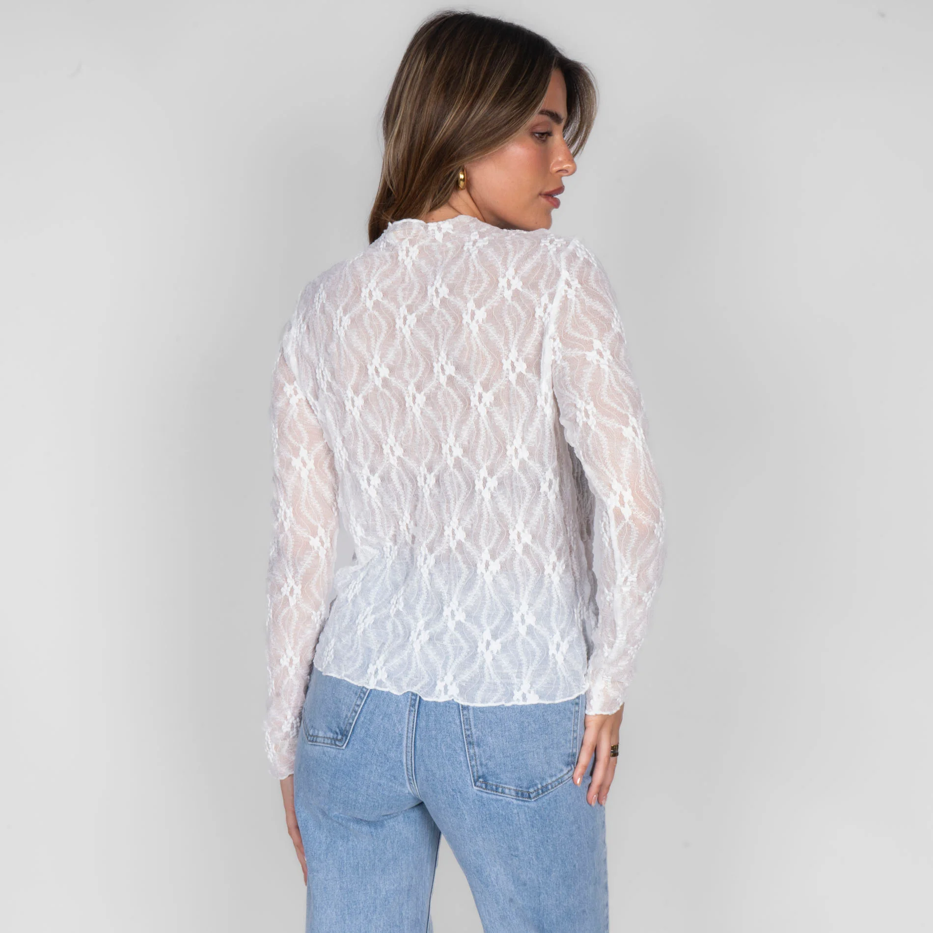 Floral Lace Longsleeve - Image 3