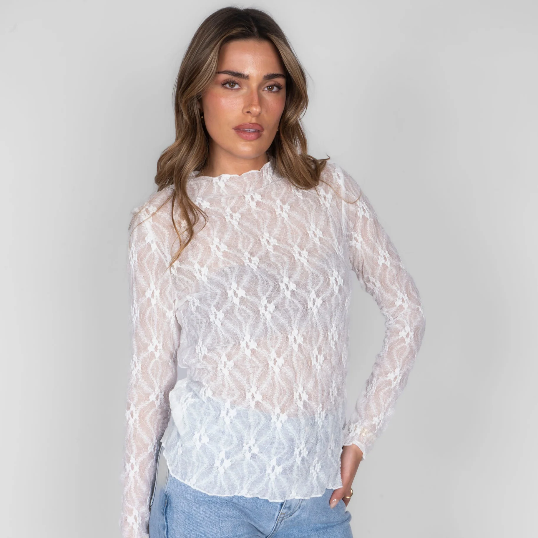 Floral Lace Longsleeve - Image 5