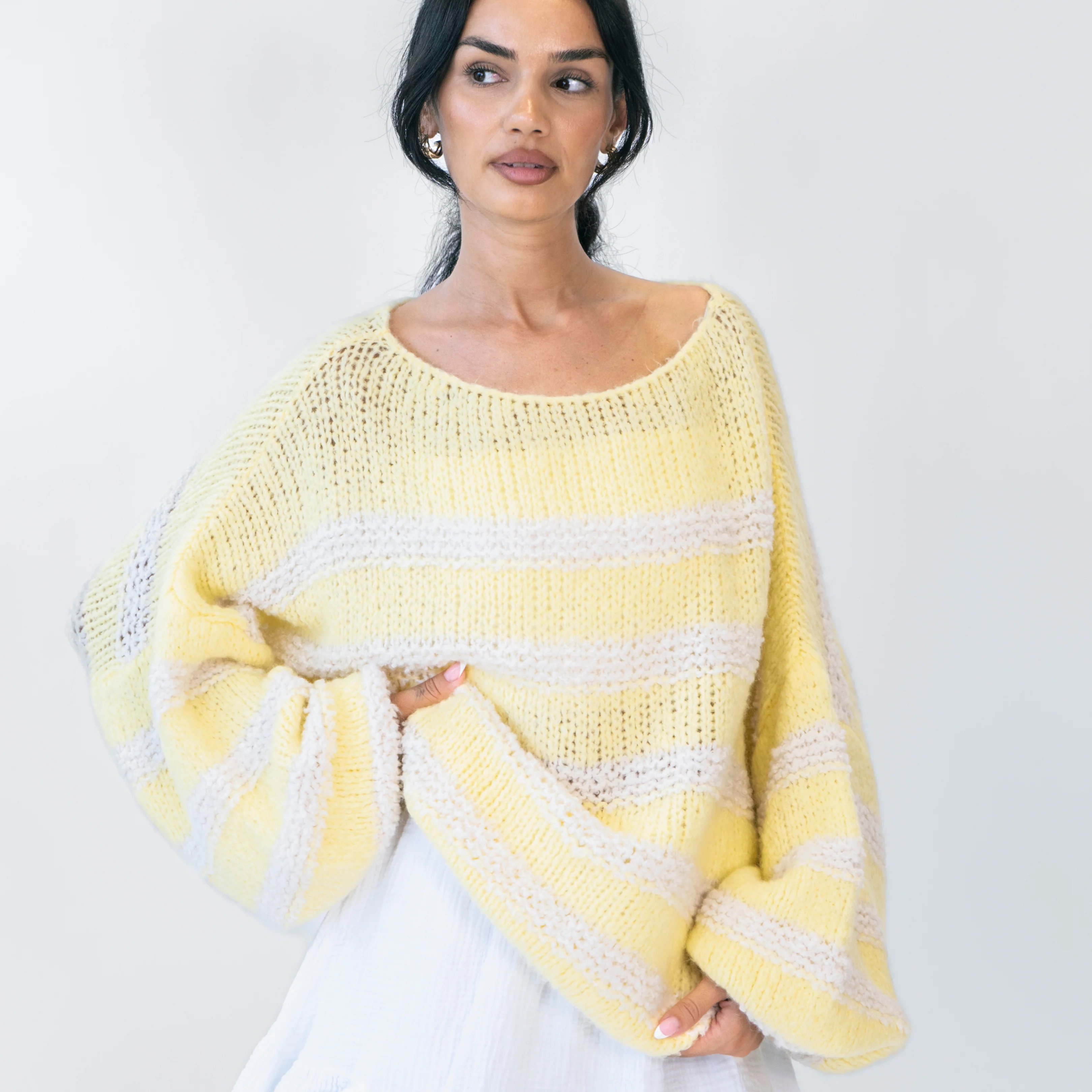 Fluffy Stripe Knit - Image 15