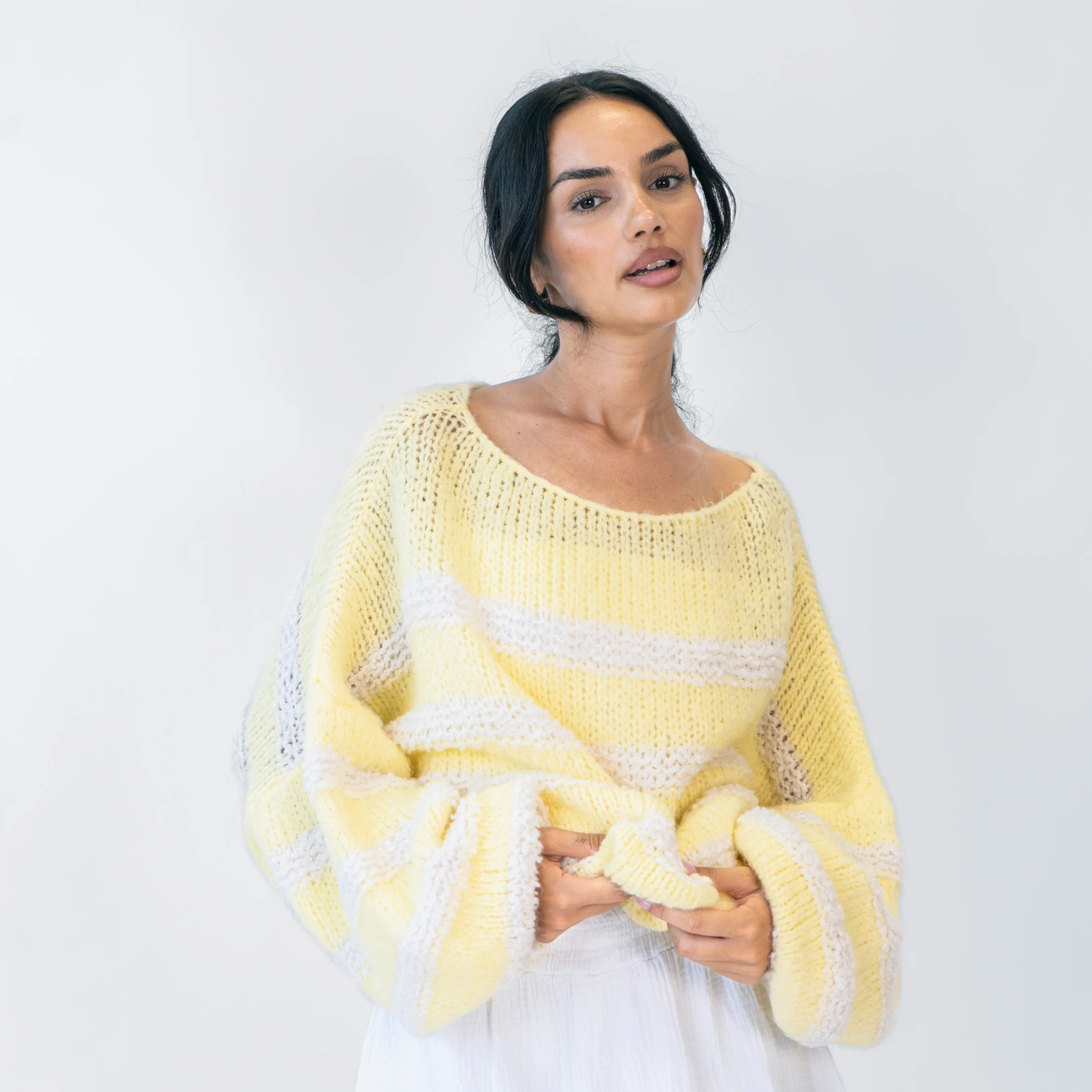 Fluffy Stripe Knit - Image 16