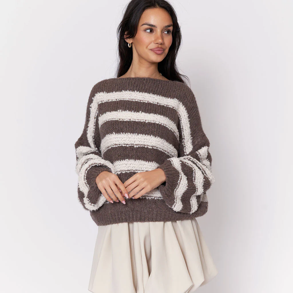Fluffy Stripe Knit - Image 17
