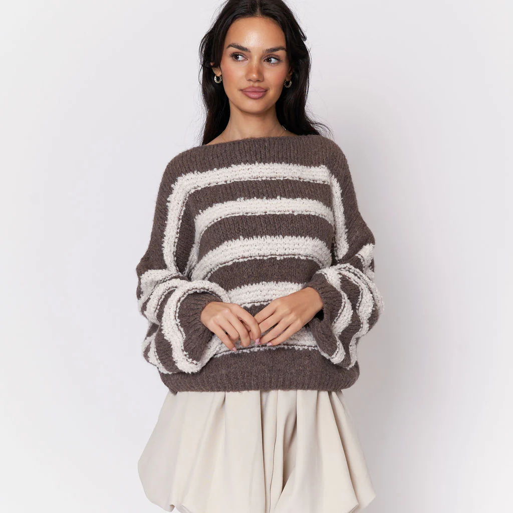 Fluffy Stripe Knit - Image 18