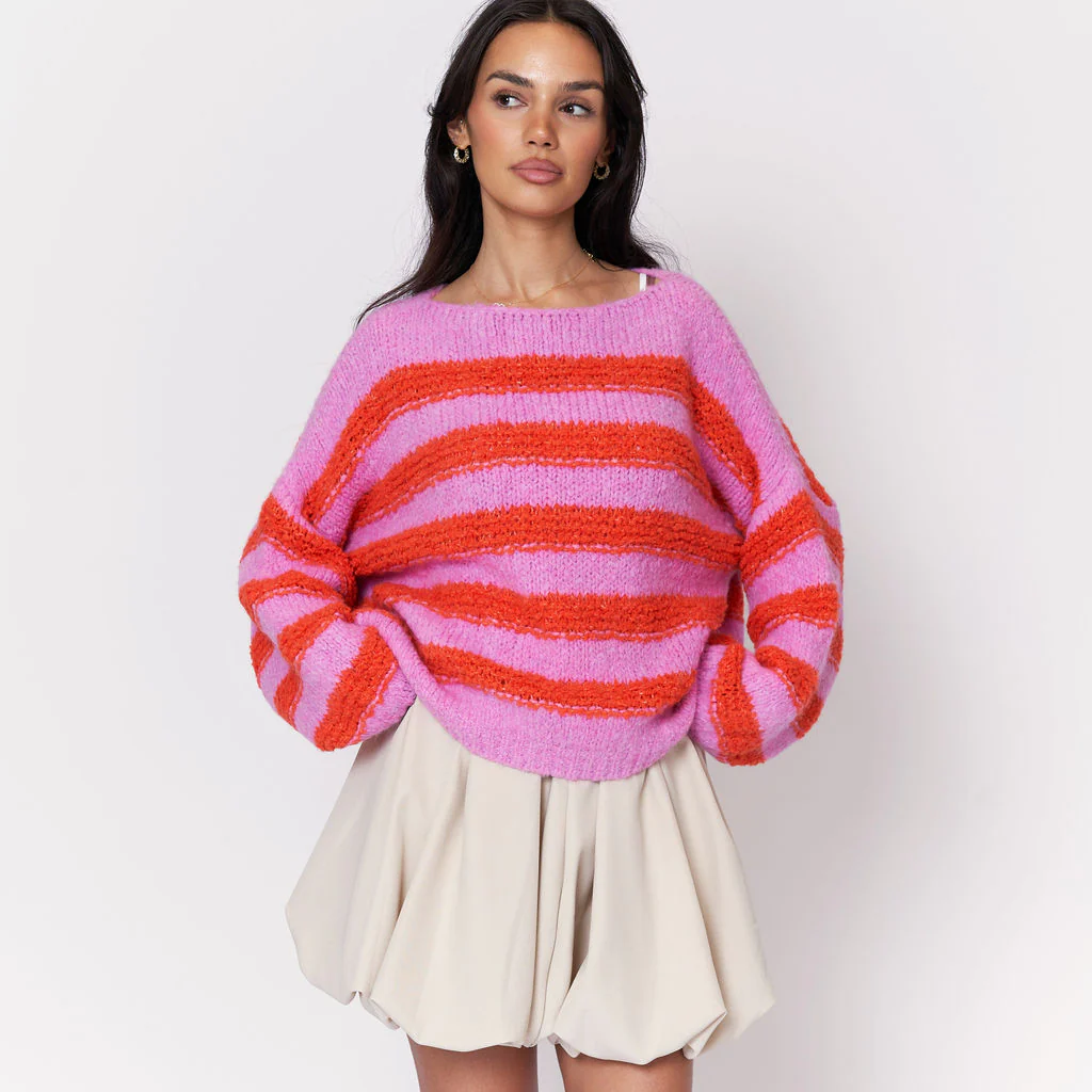 Fluffy Stripe Knit - Image 21