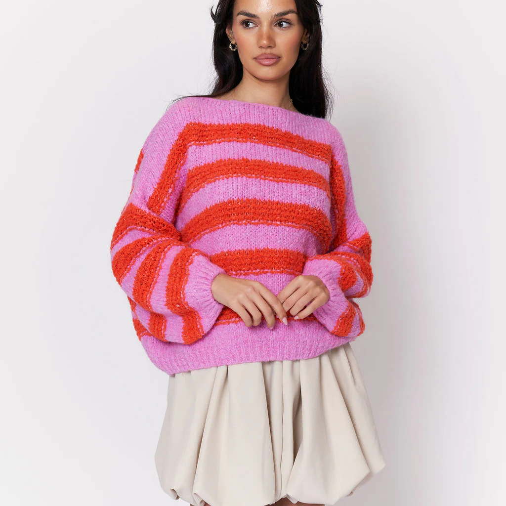 Fluffy Stripe Knit - Image 22
