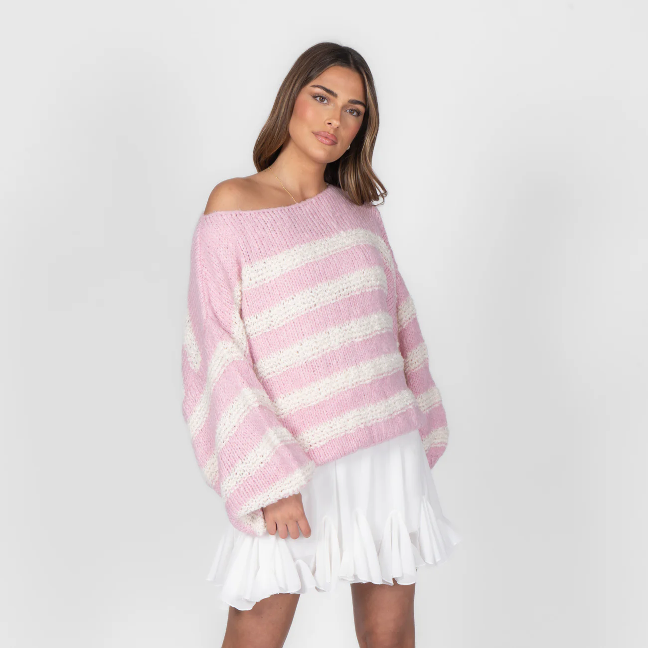 Fluffy Stripe Knit - Image 3