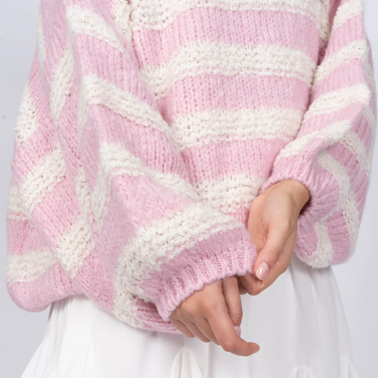 Fluffy Stripe Knit - Image 8