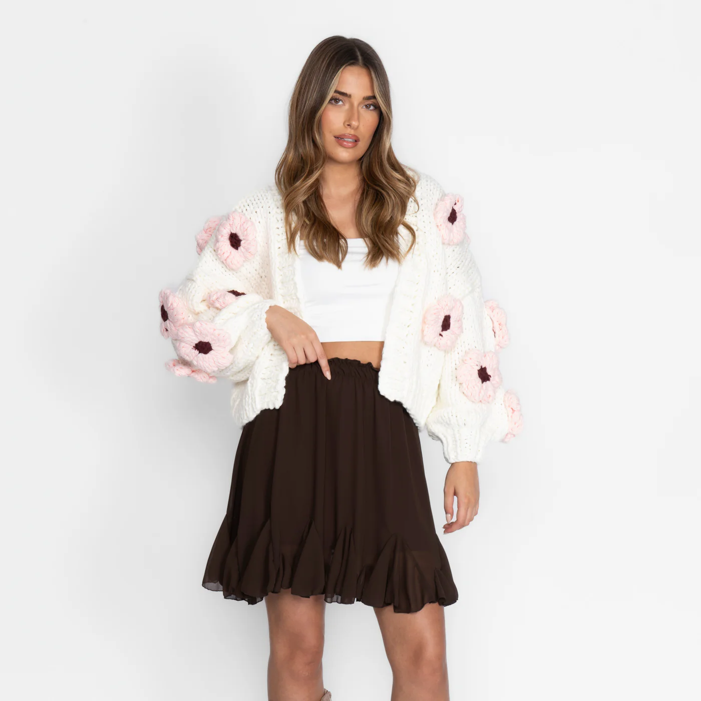 Handmade Flower Cardigan - Image 11