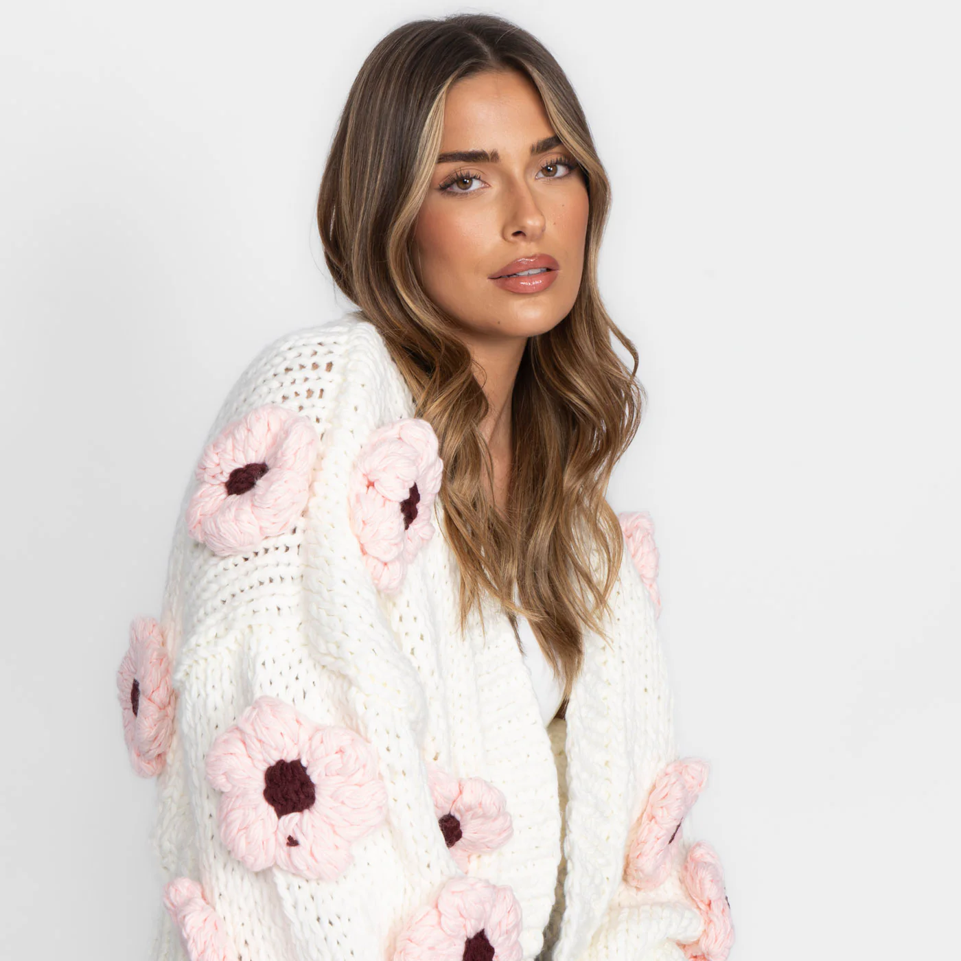 Handmade Flower Cardigan - Image 12