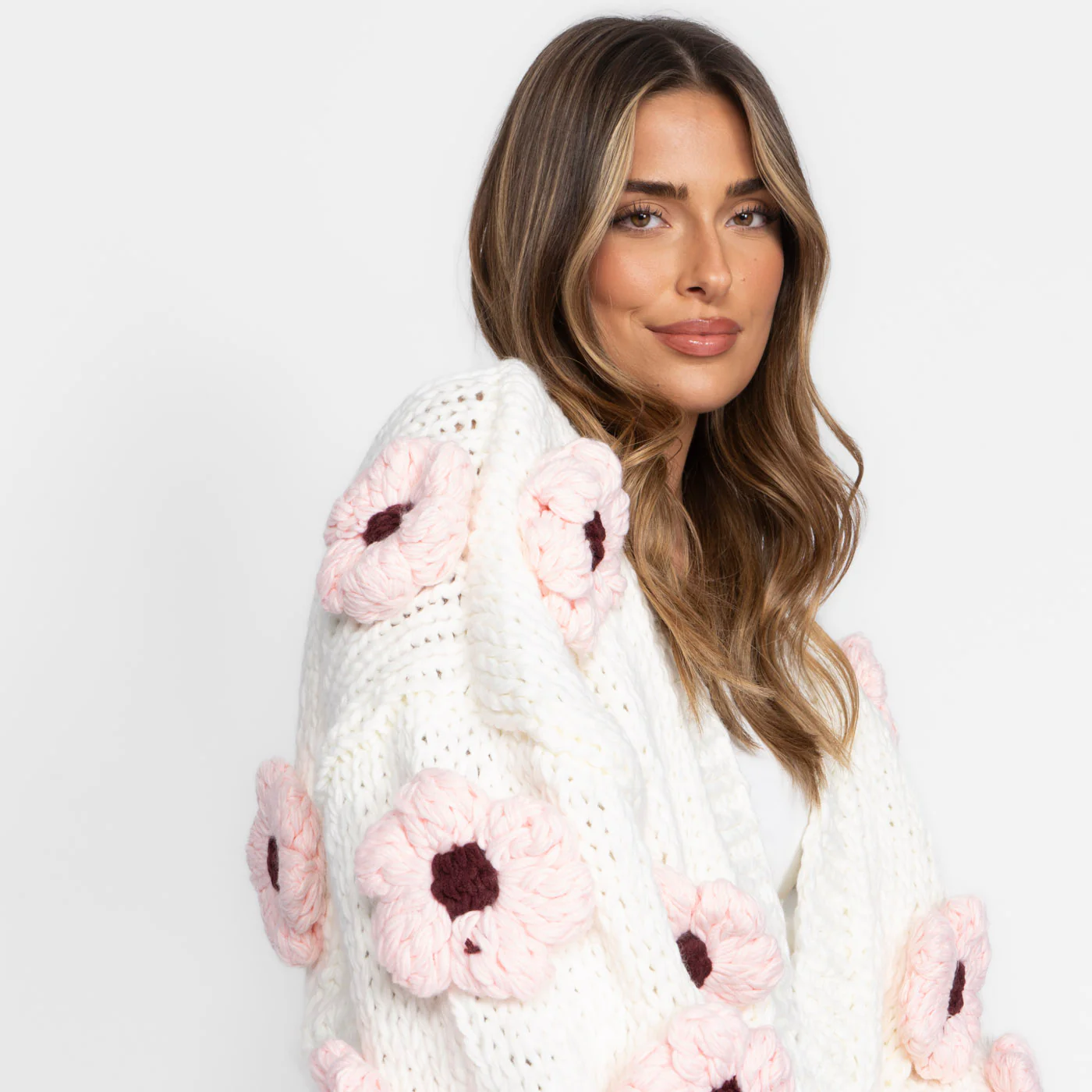 Handmade Flower Cardigan - Image 13