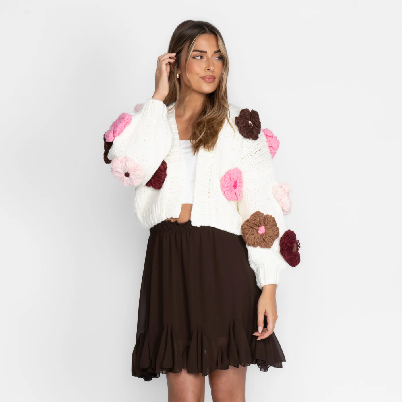 Handmade Flower Cardigan - Image 15