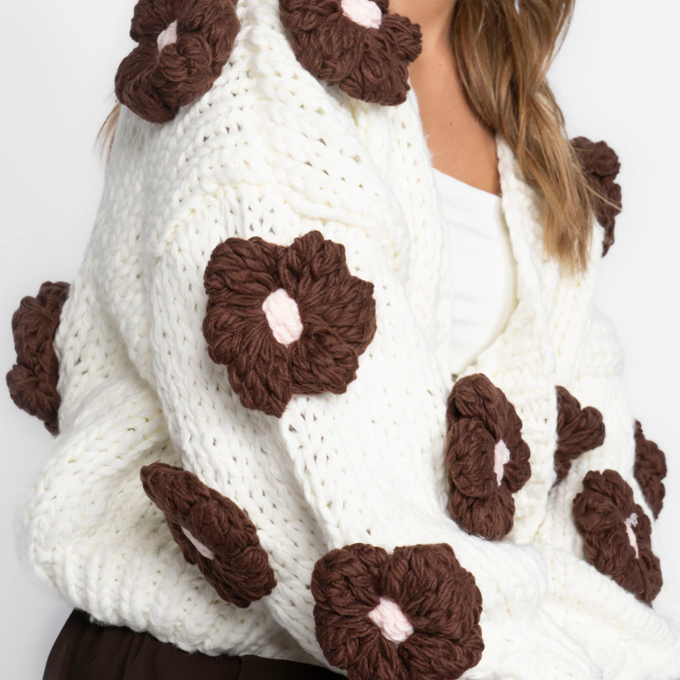 Handmade Flower Cardigan - Image 7