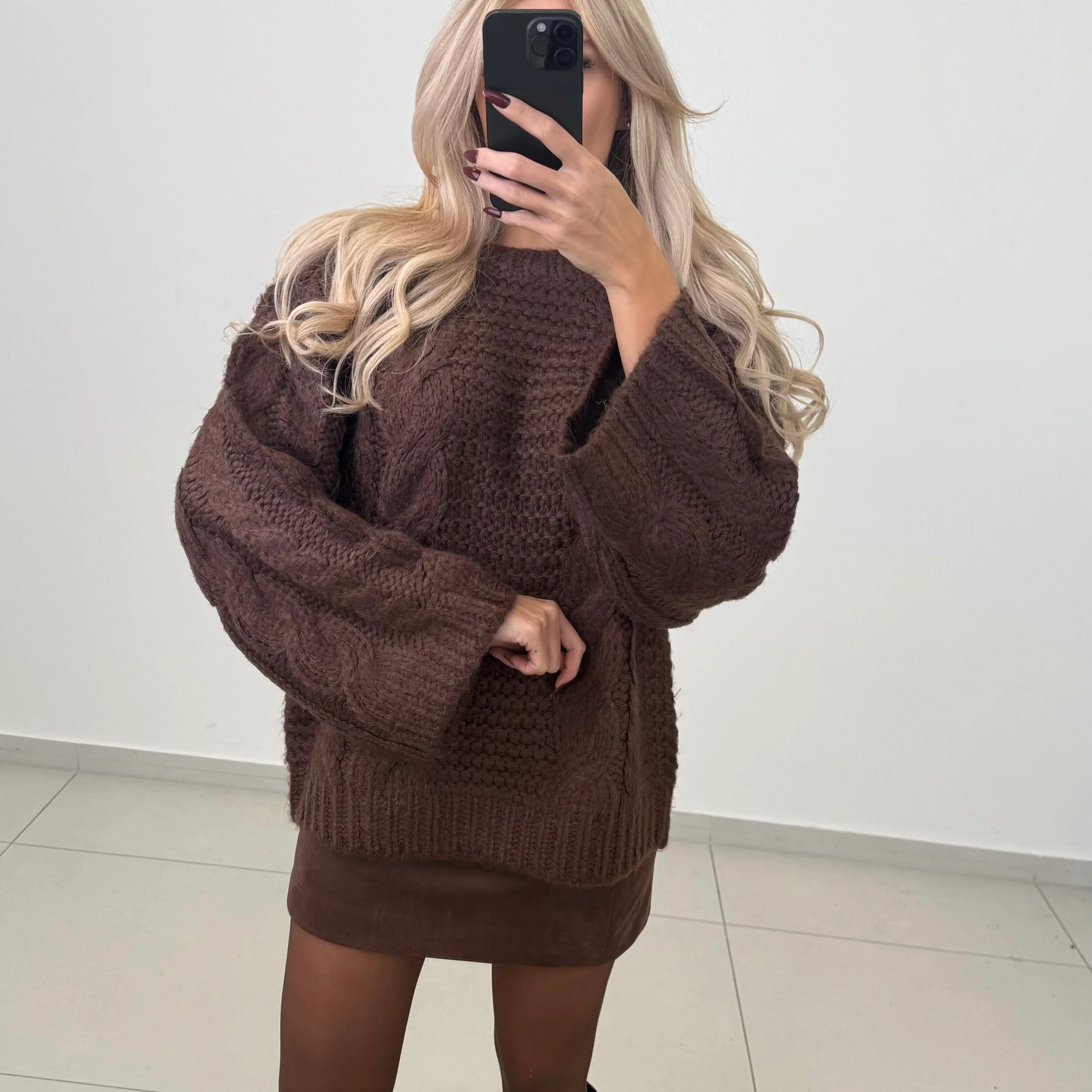 Handmade Zopfmuster Pullover - Image 4