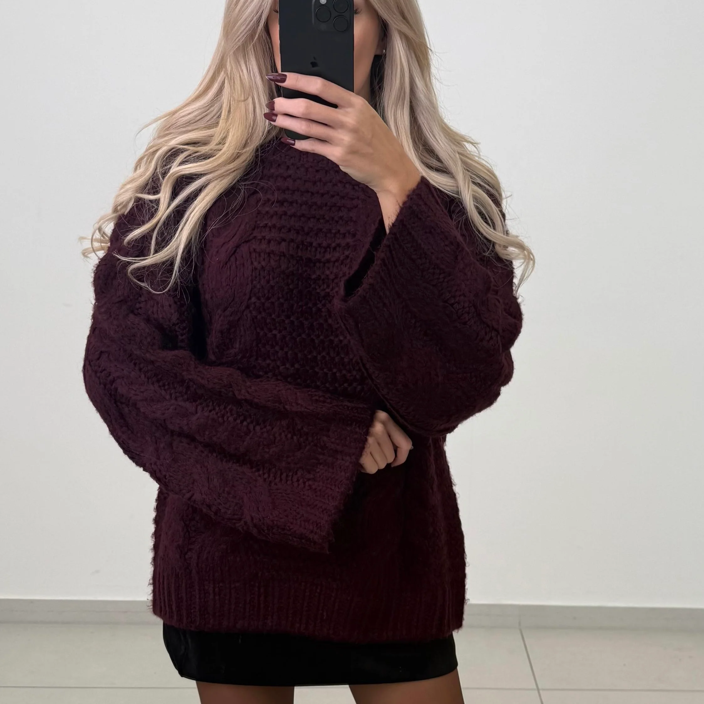 Handmade Zopfmuster Pullover - Image 6