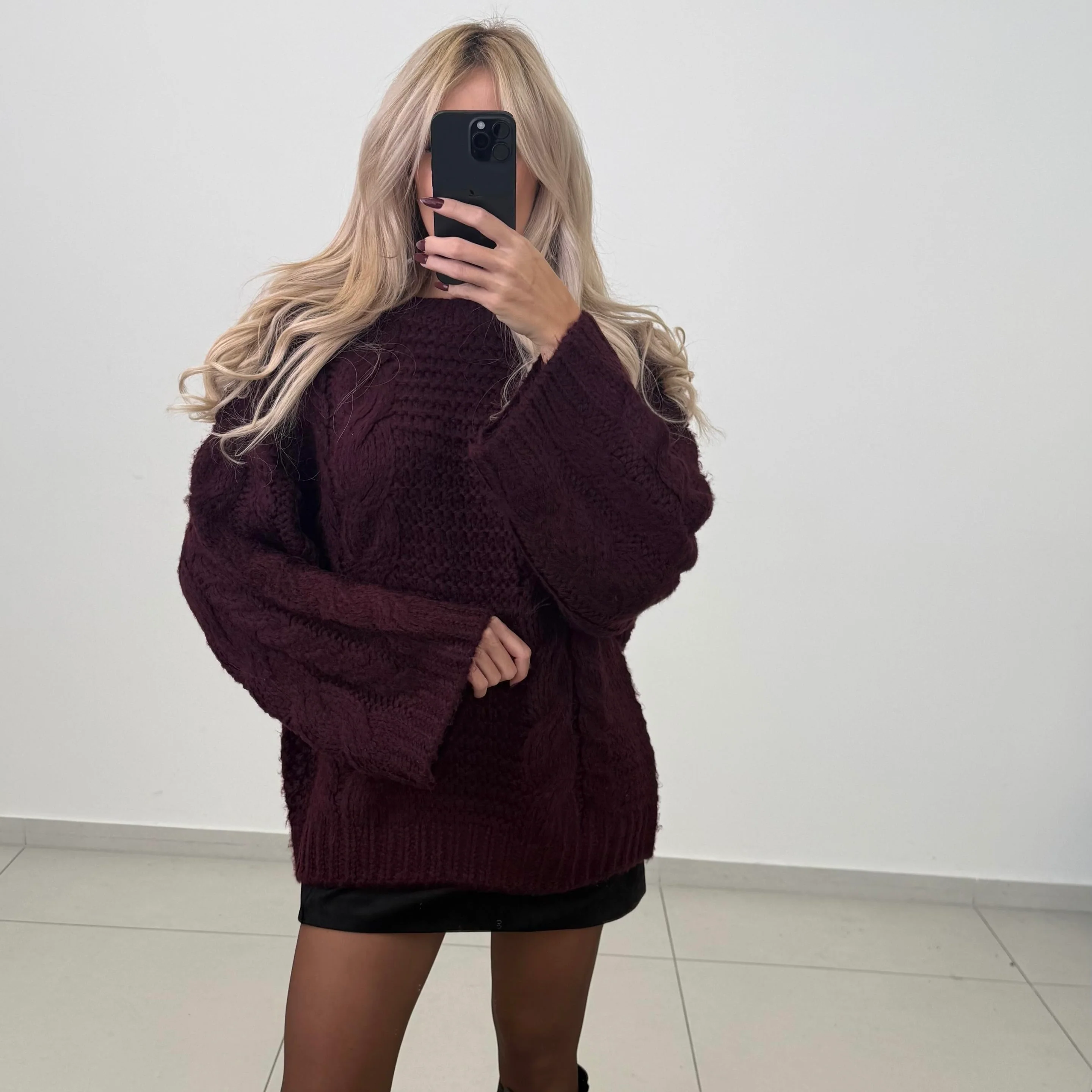 Handmade Zopfmuster Pullover - Image 7