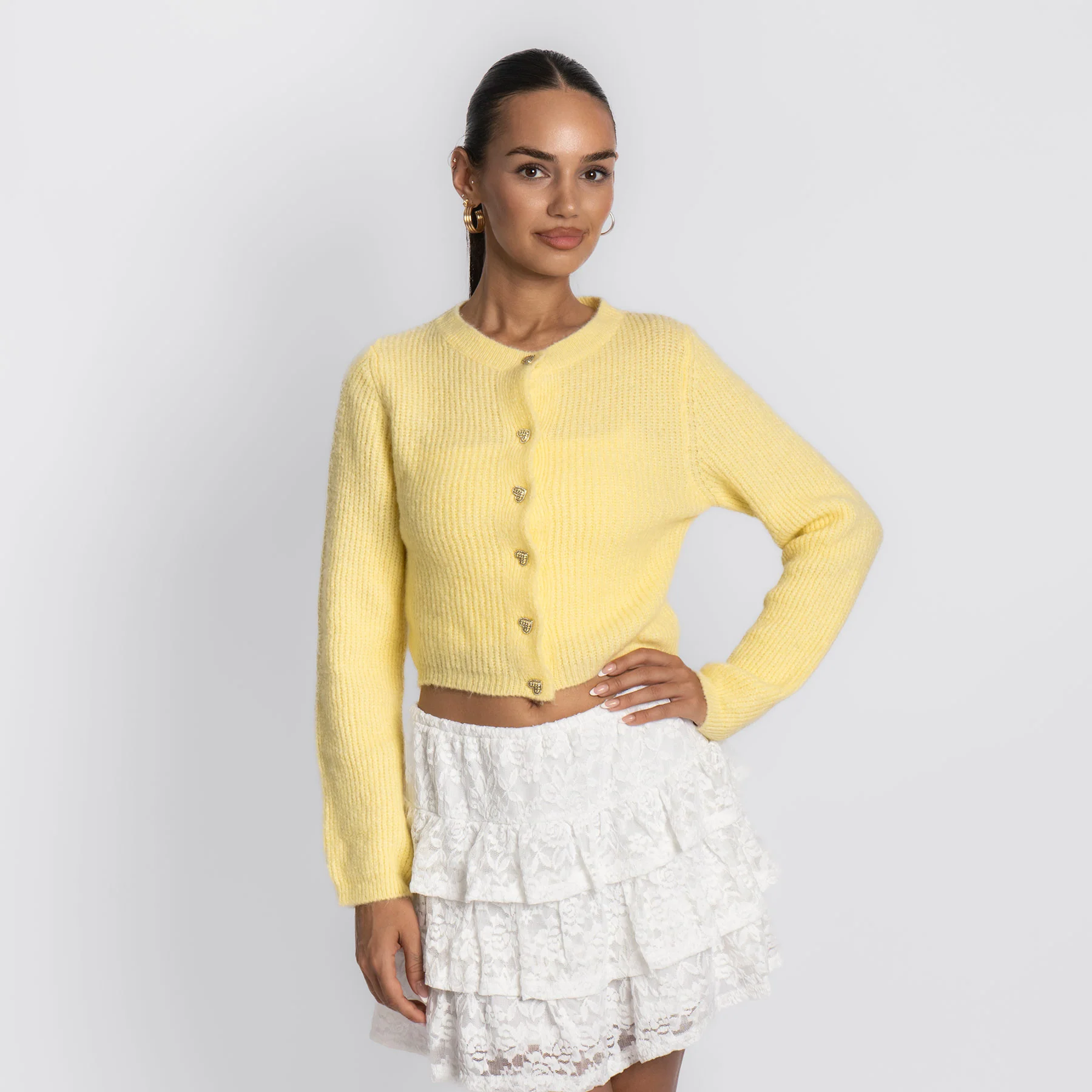 Heart Button Cardigan - Image 12