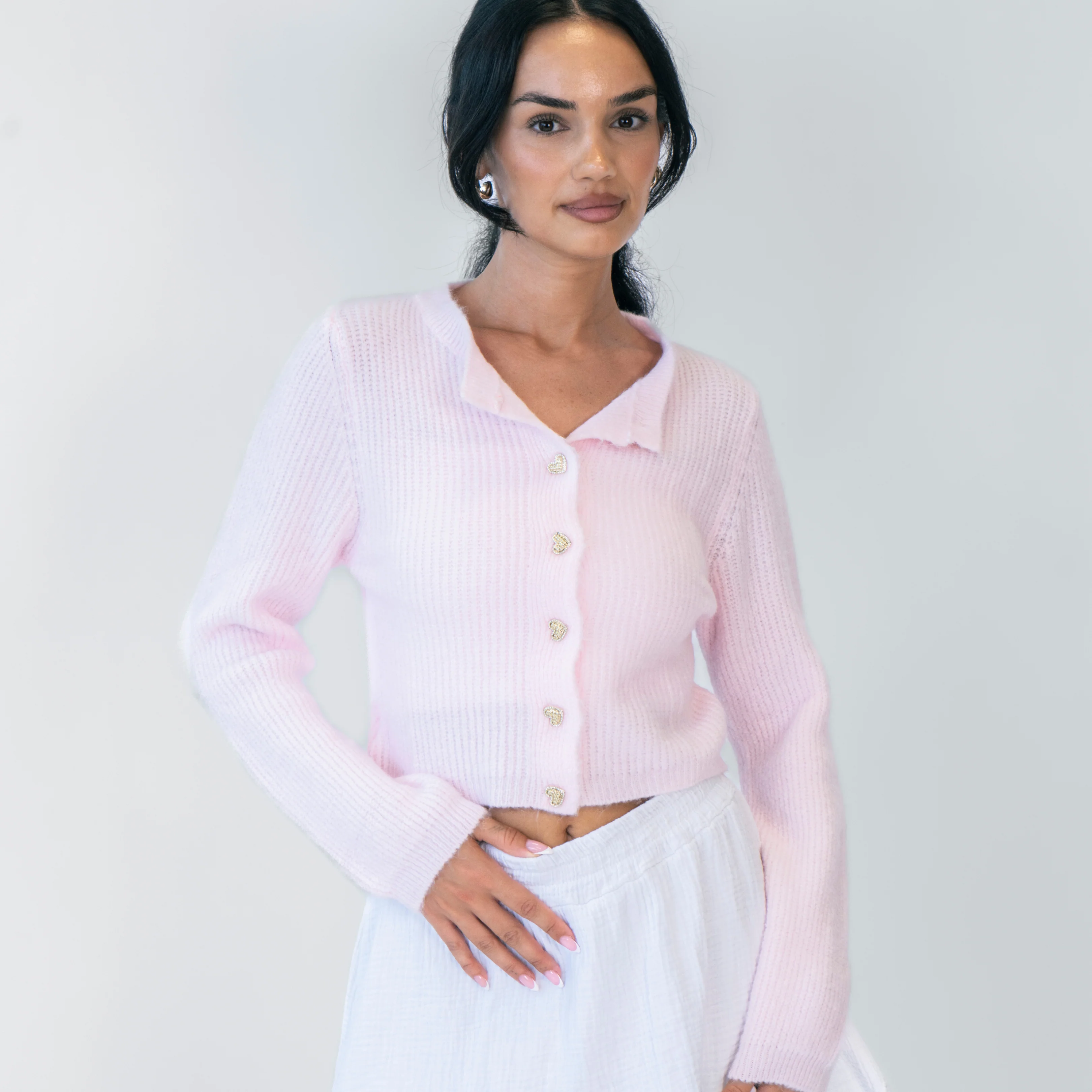 Heart Button Cardigan - Image 15