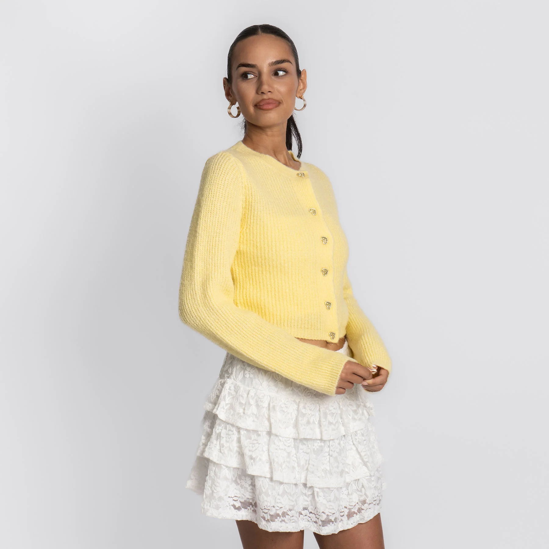Heart Button Cardigan - Image 16