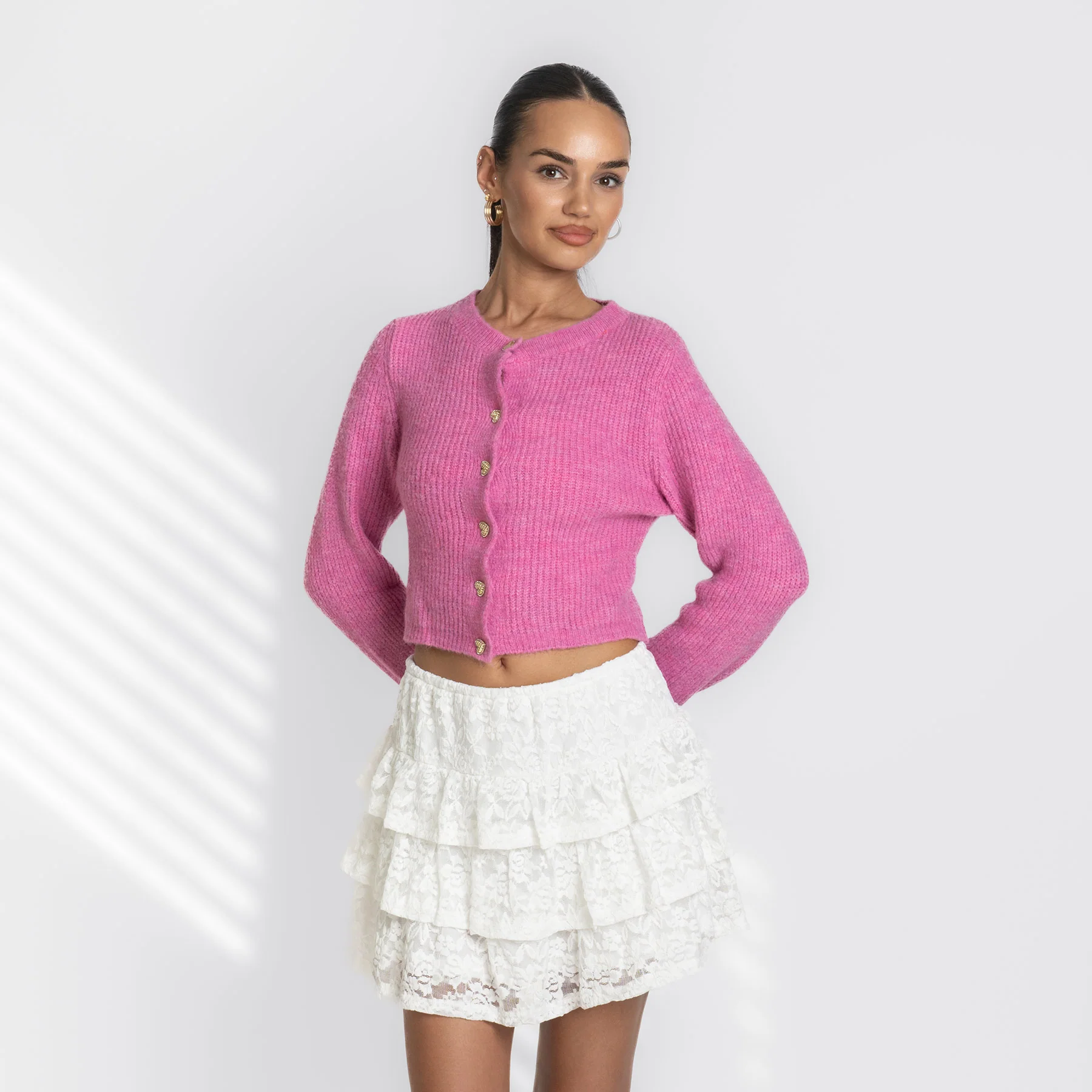 Heart Button Cardigan - Image 5