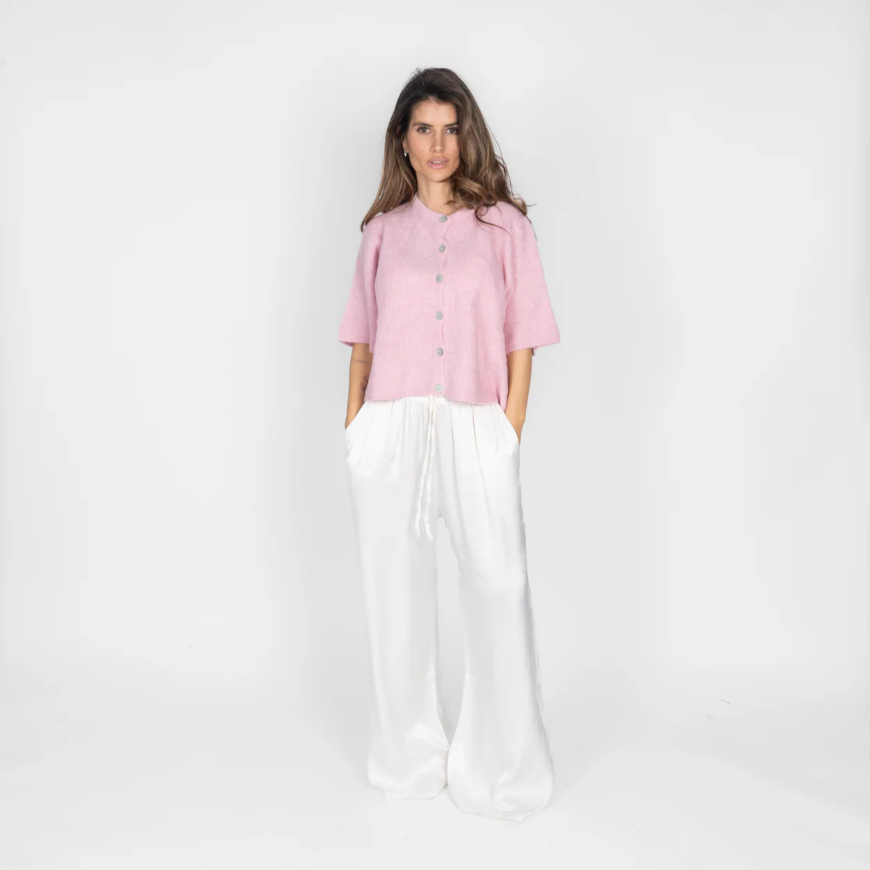 Kurzarm-Strickcardigan - Image 10