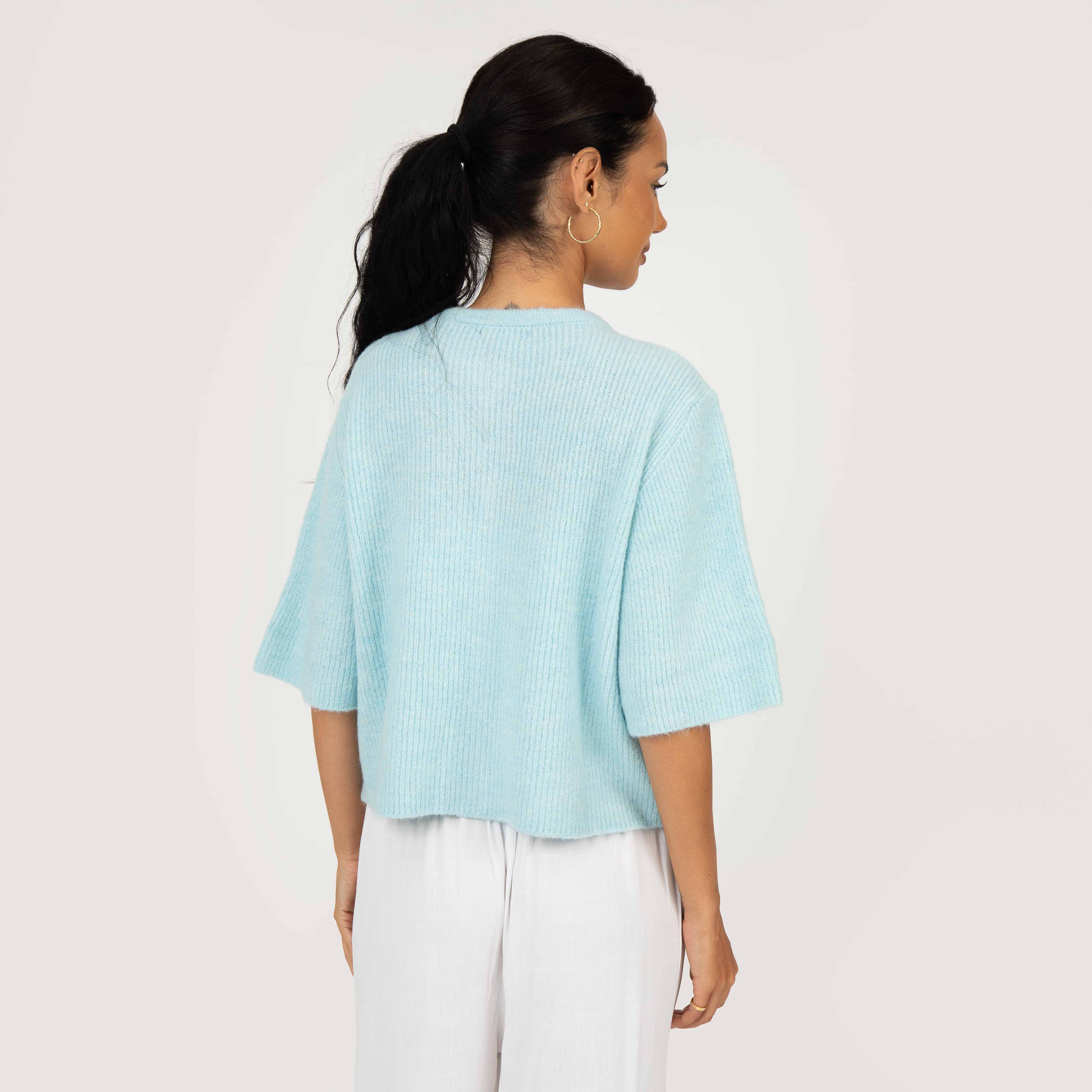 Kurzarm-Strickcardigan - Image 50