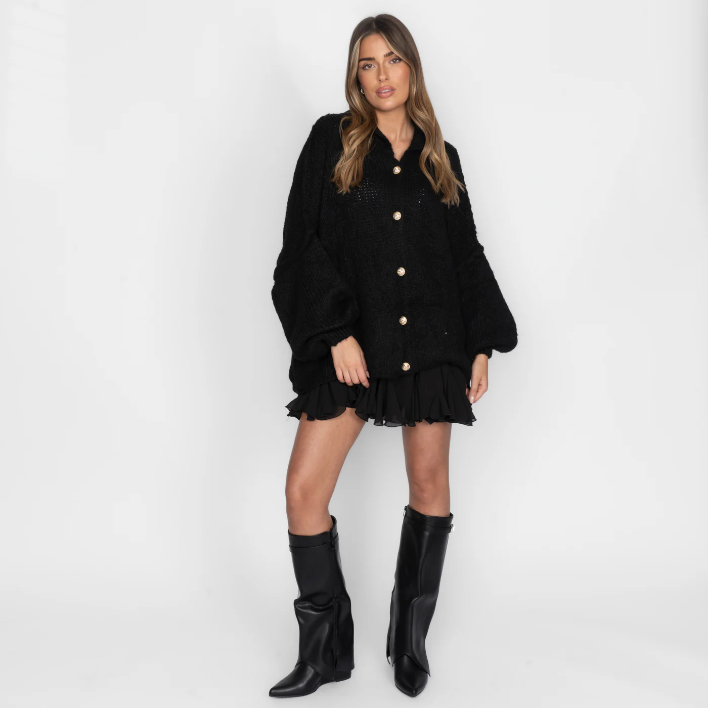 Limited Bundle Oversized Cardigan "CozyGlam" & Rock "Summer" - Image 25