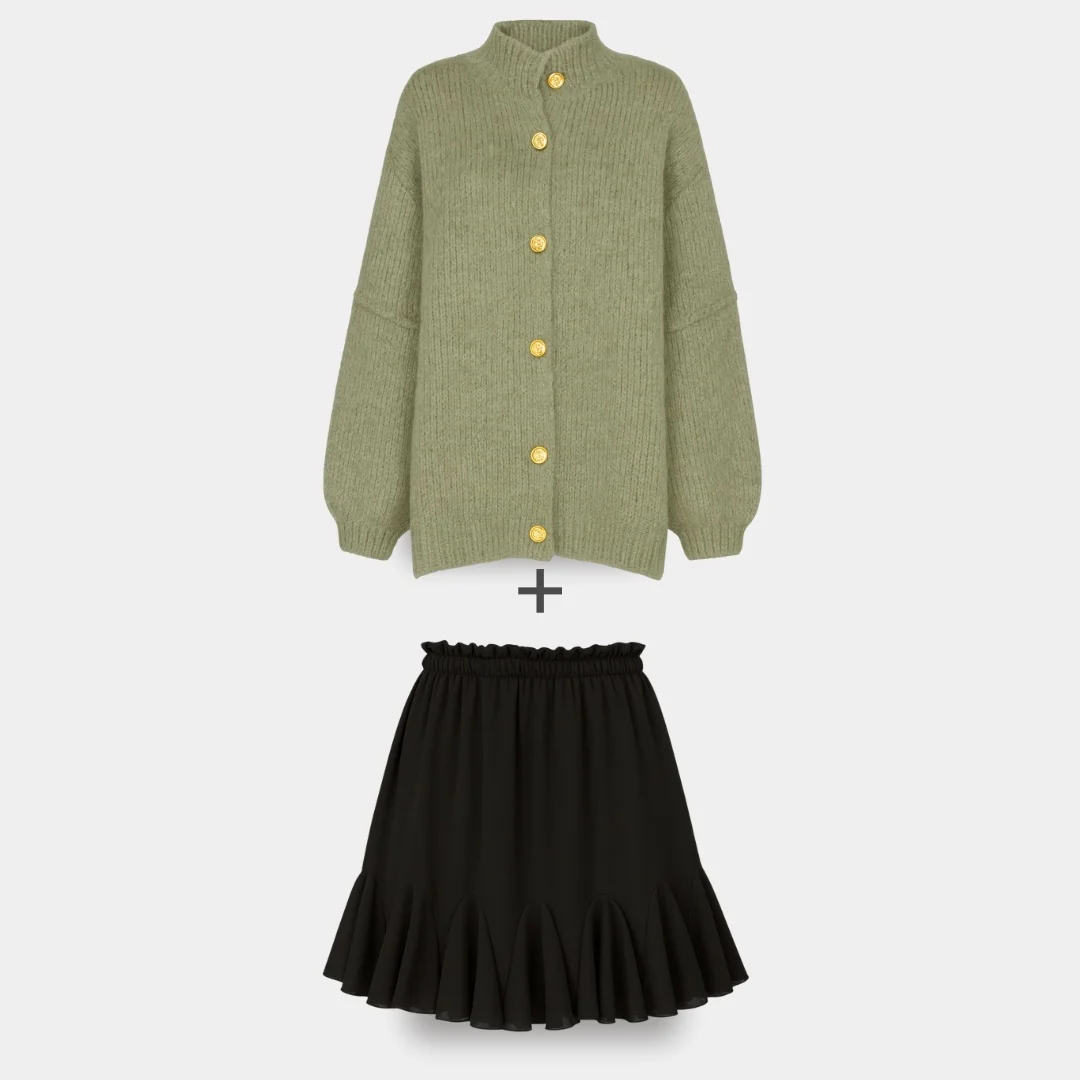 Limited Bundle Oversized Cardigan "CozyGlam" & Rock "Summer" - Image 38