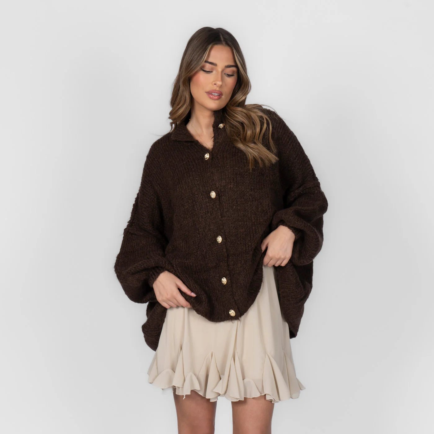 Limited Bundle Oversized Cardigan "CozyGlam" & Rock "Summer" - Image 59