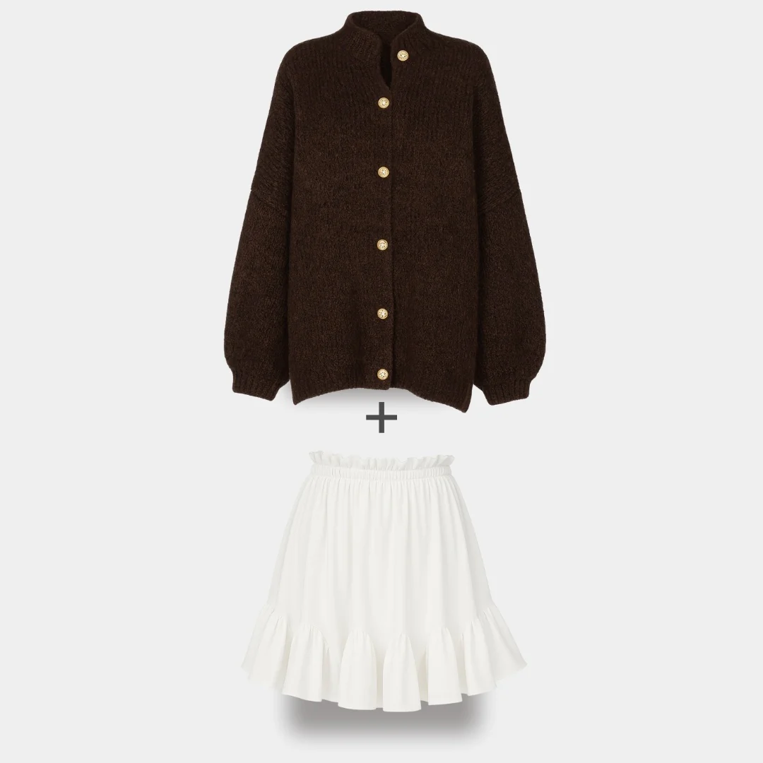 Limited Bundle Oversized Cardigan "CozyGlam" & Rock "Summer" - Image 60