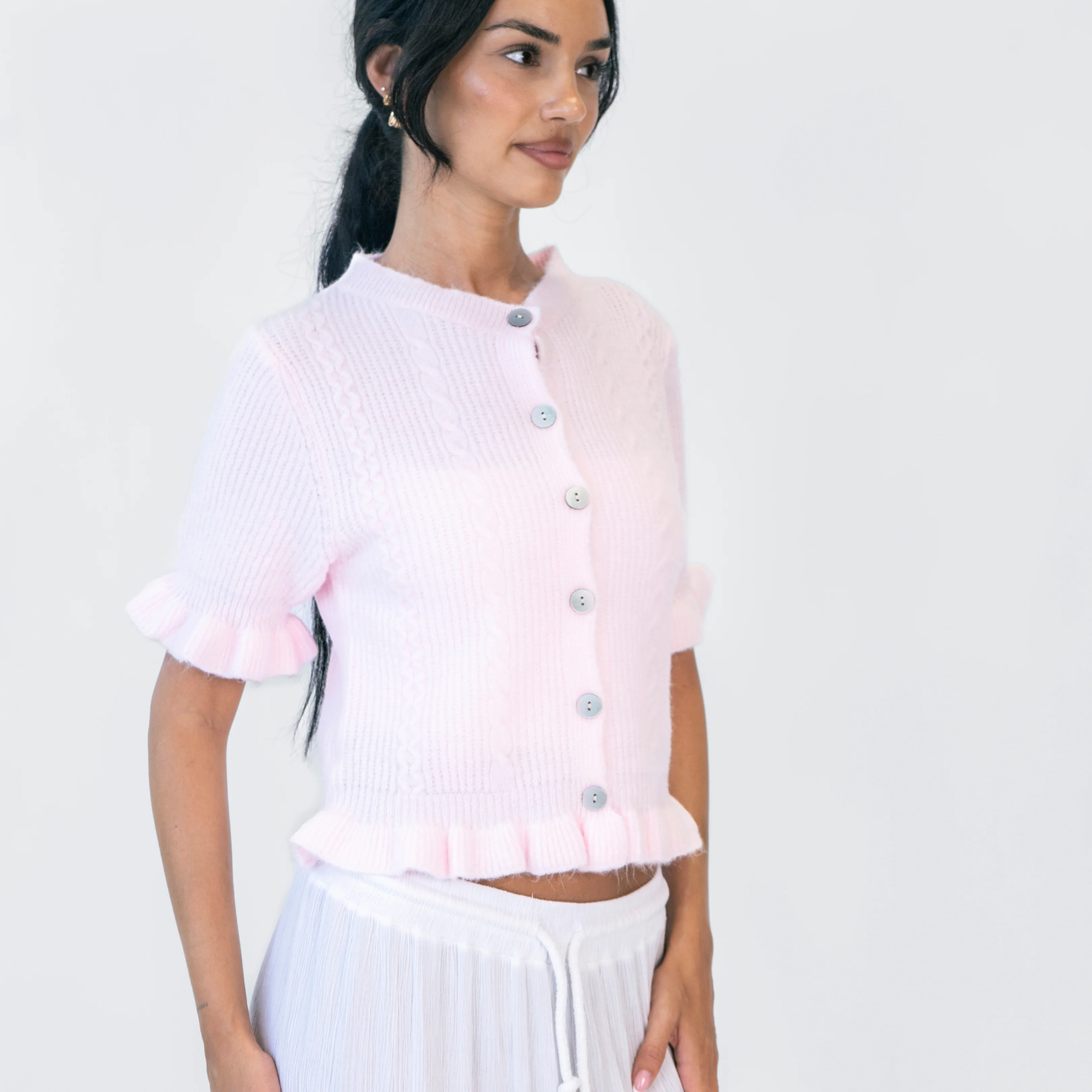 Mini Ruffle Cardigan - Image 11