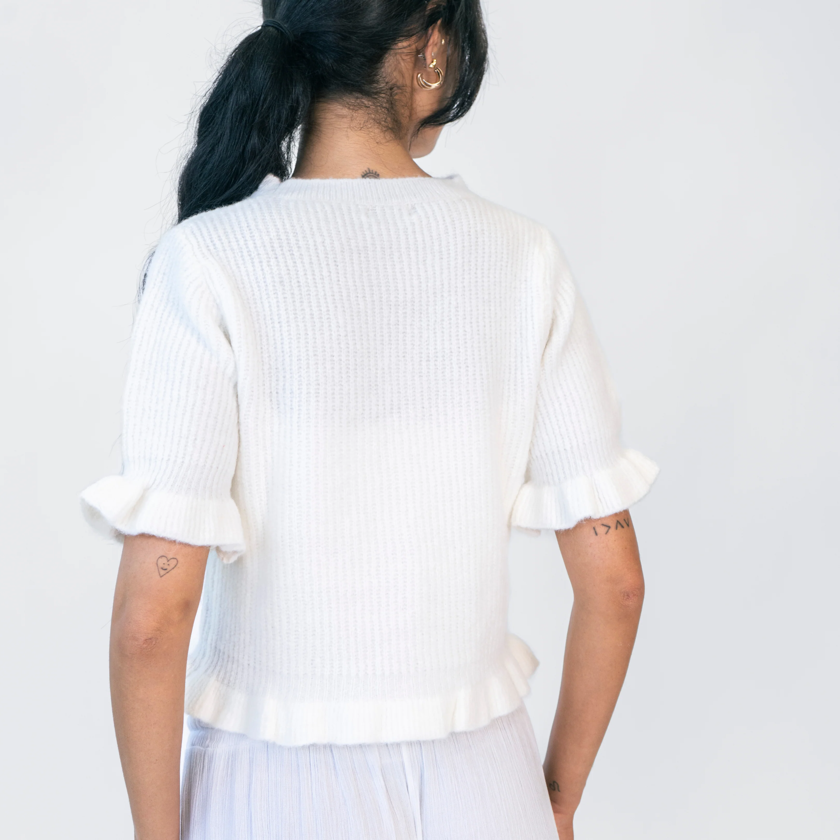 Mini Ruffle Cardigan - Image 15