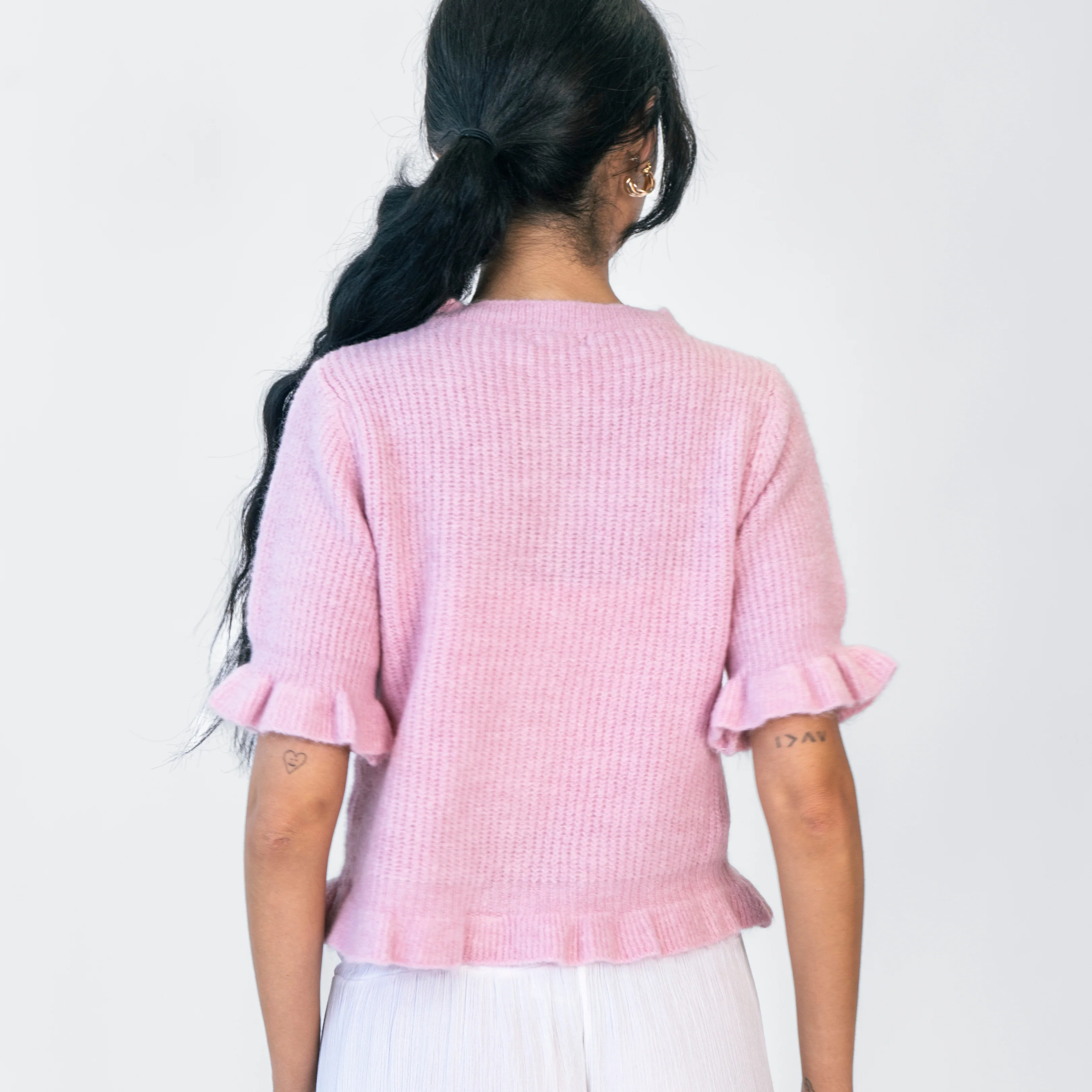 Mini Ruffle Cardigan - Image 5