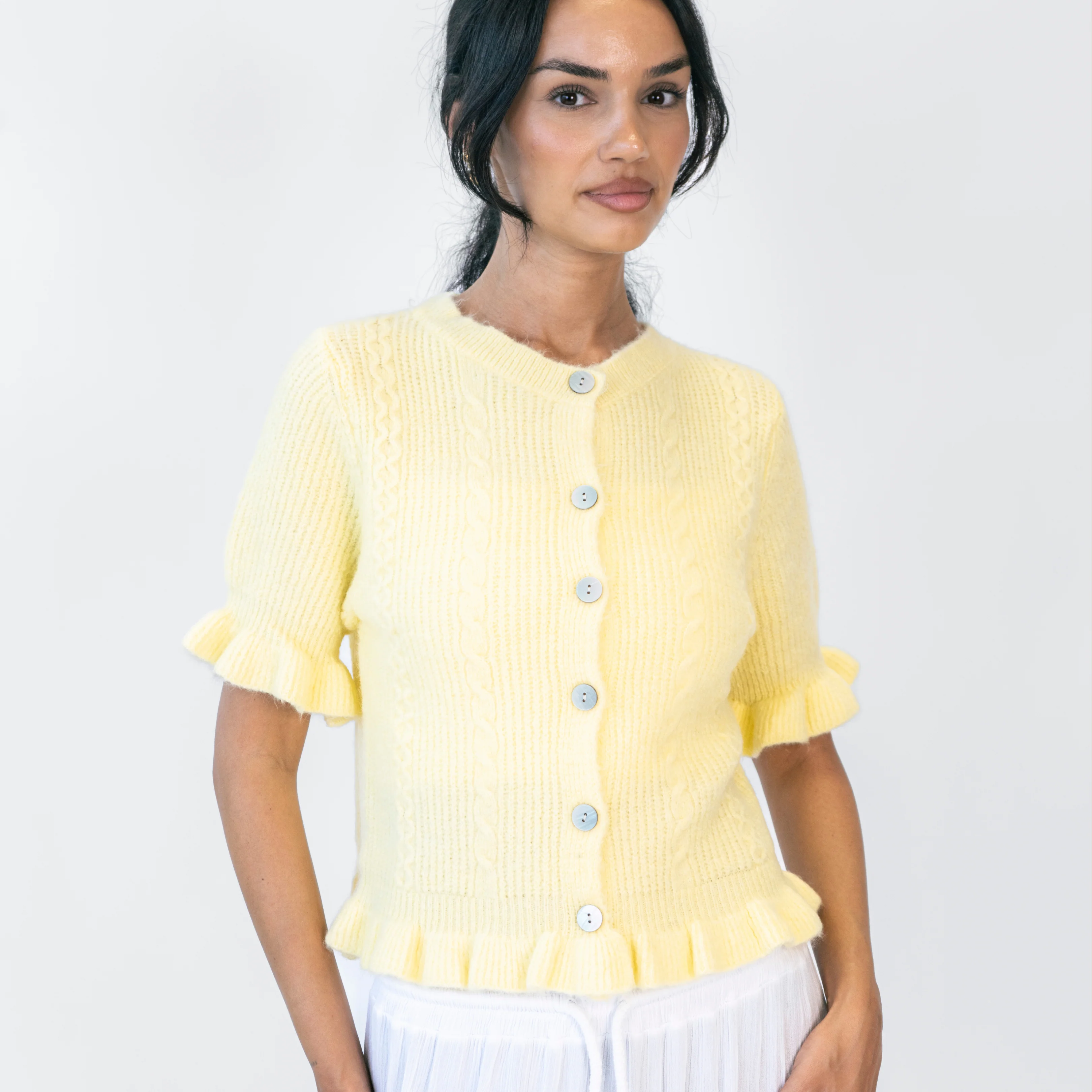 Mini Ruffle Cardigan - Image 7
