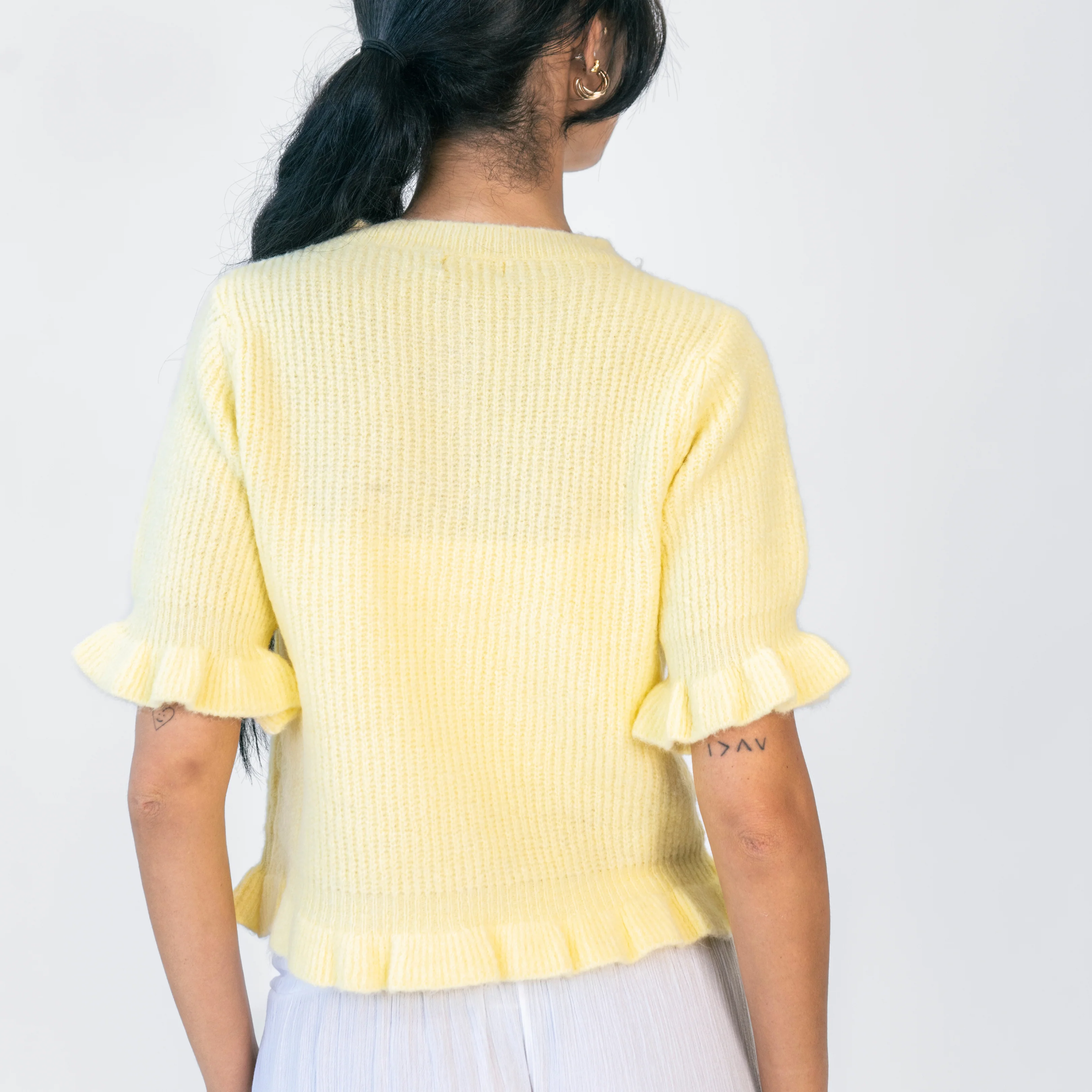 Mini Ruffle Cardigan - Image 9