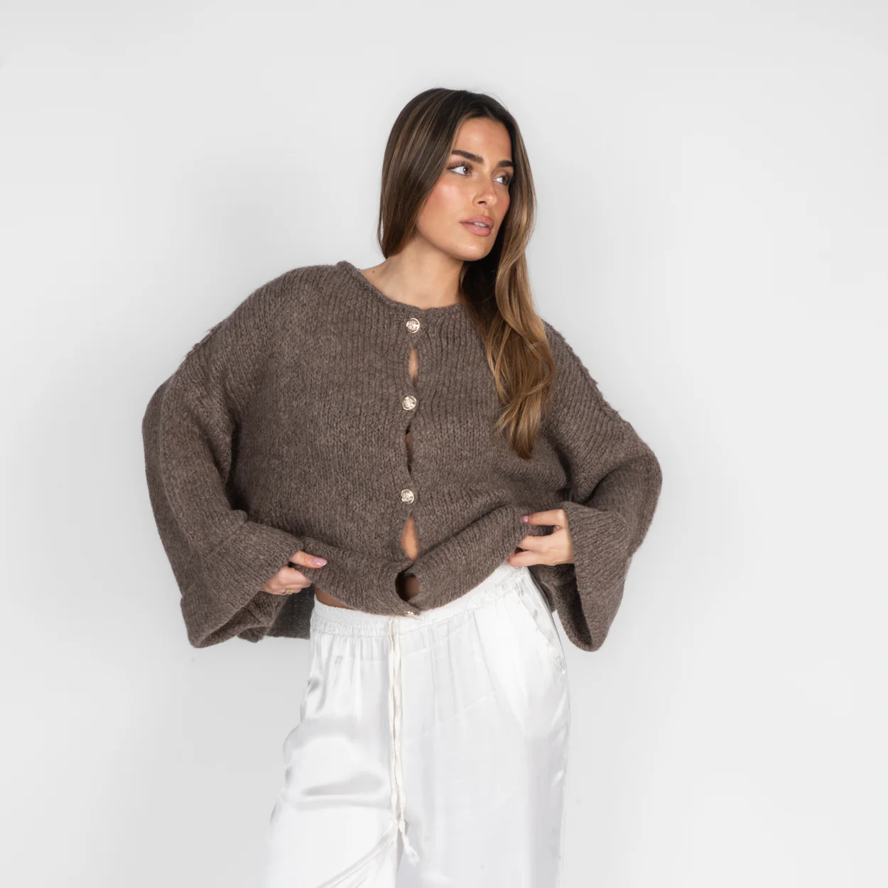 Oversize Soft Sleeve Cardigan - Image 16