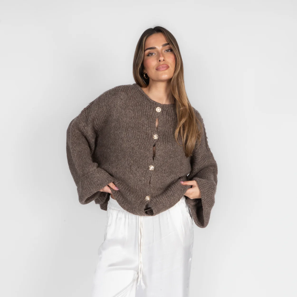 Oversize Soft Sleeve Cardigan - Image 17