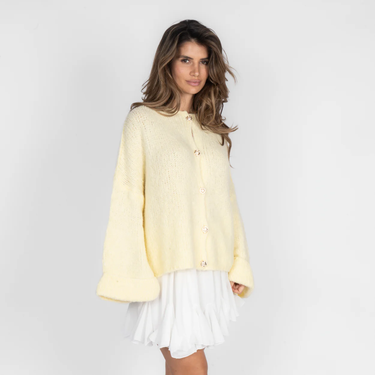 Oversize Soft Sleeve Cardigan - Image 30