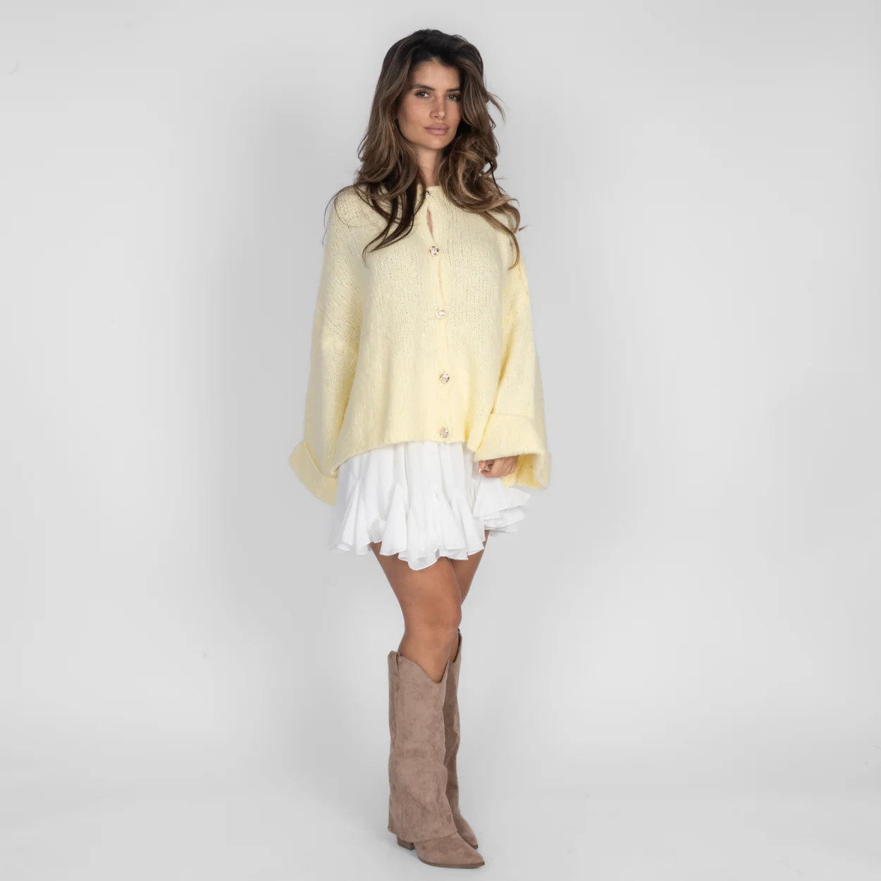 Oversize Soft Sleeve Cardigan - Image 32