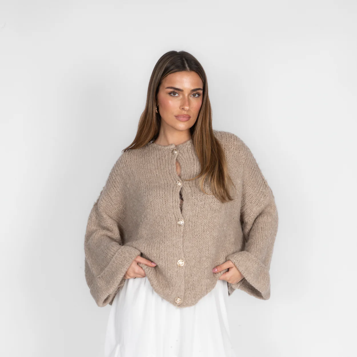 Oversize Soft Sleeve Cardigan - Image 39