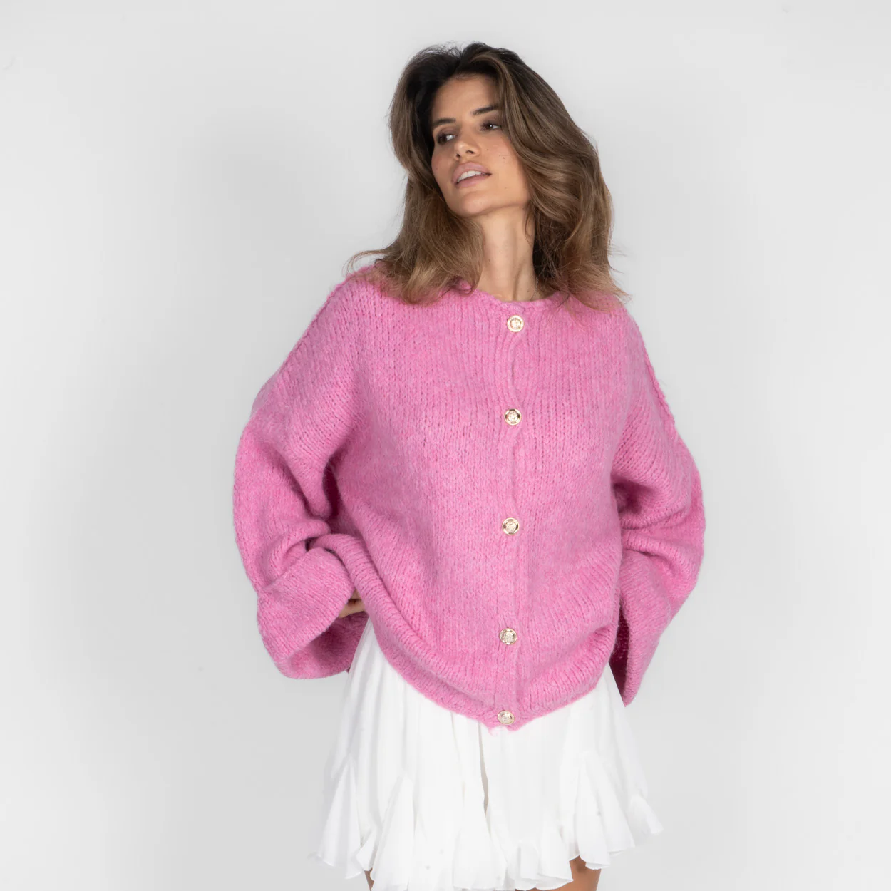 Oversize Soft Sleeve Cardigan - Image 46