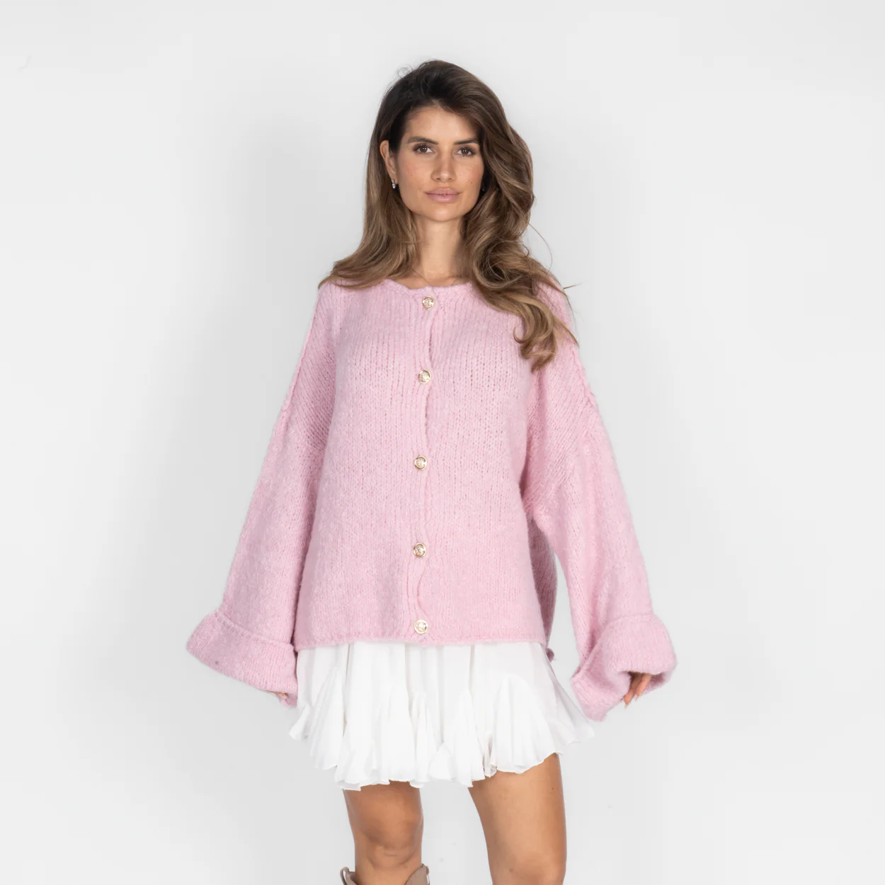 Oversize Soft Sleeve Cardigan - Image 5