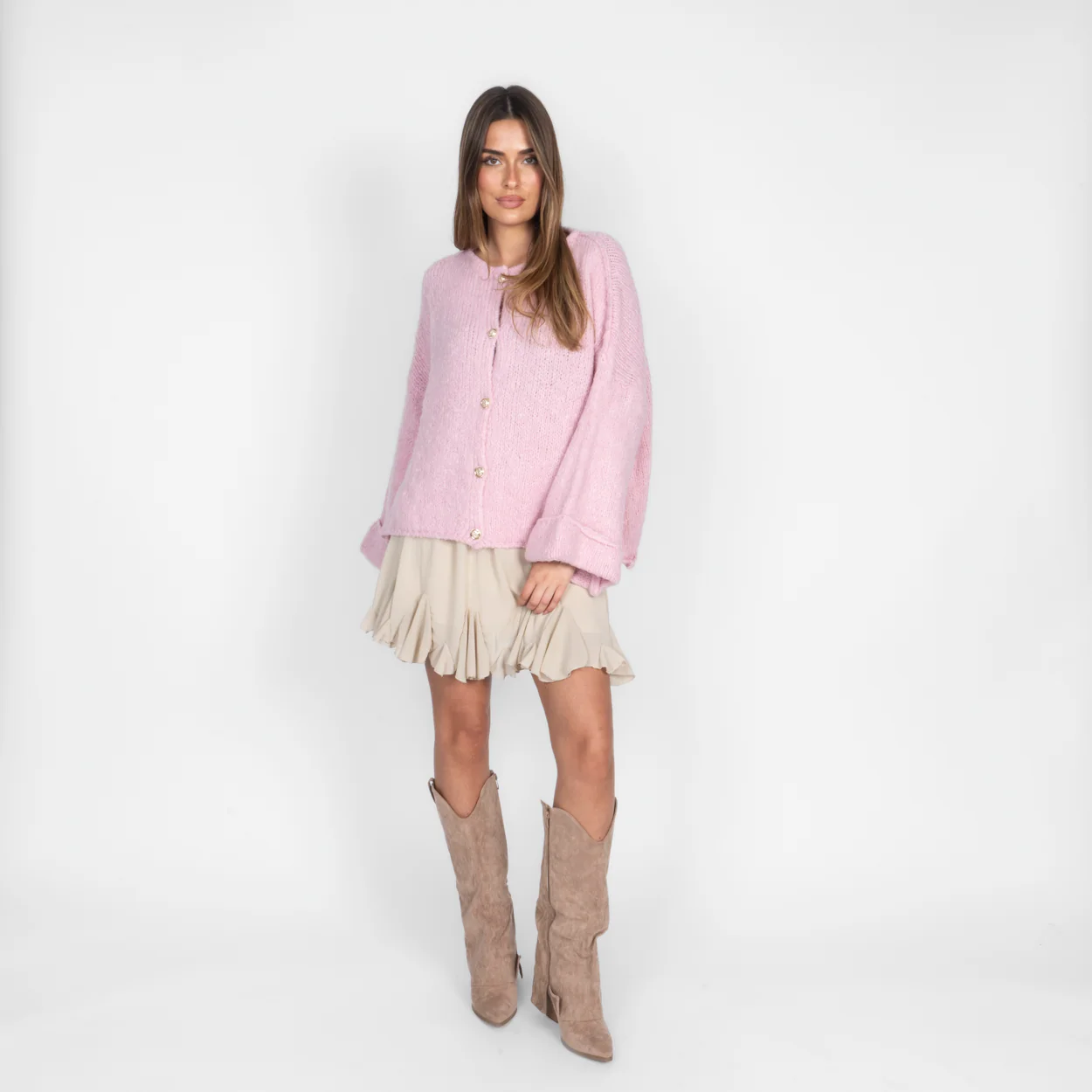 Oversize Soft Sleeve Cardigan - Image 52