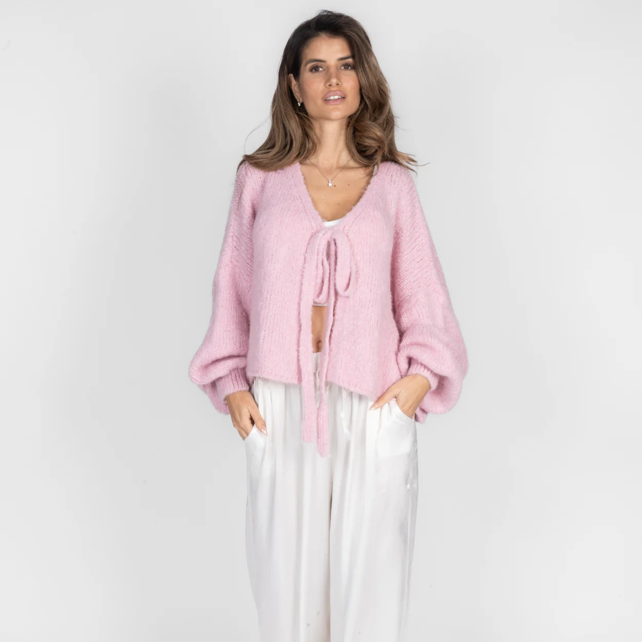 Oversize Tie Cardigan - Image 10