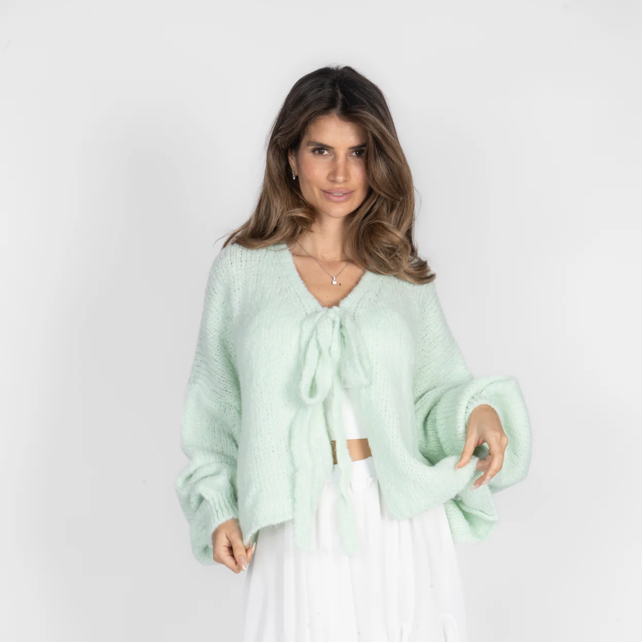 Oversize Tie Cardigan - Image 21