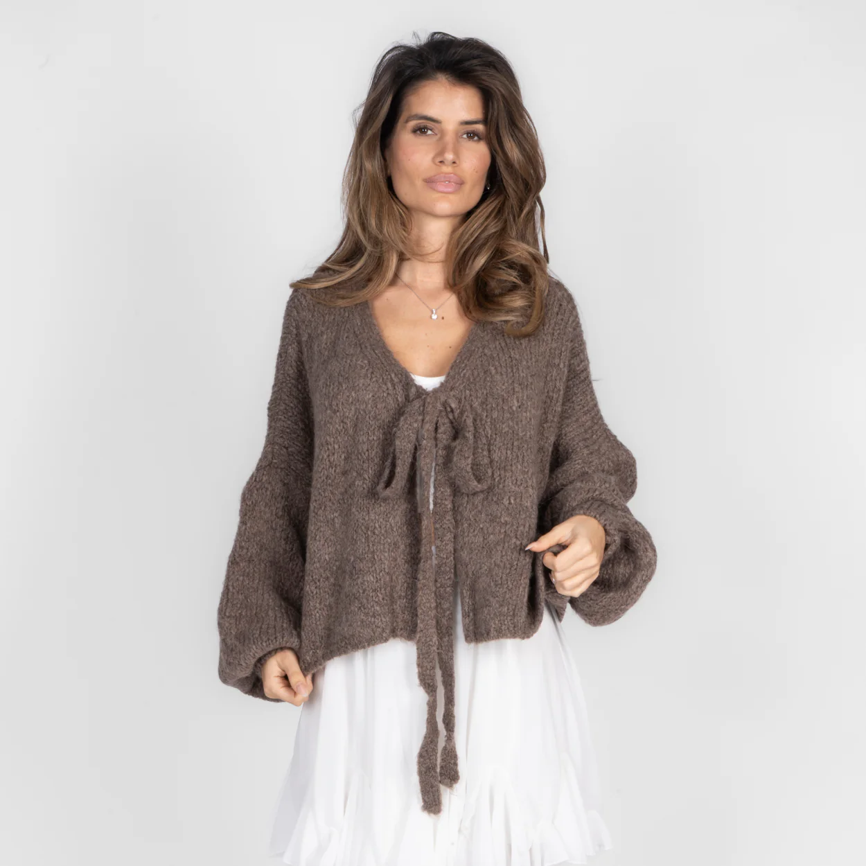 Oversize Tie Cardigan - Image 25
